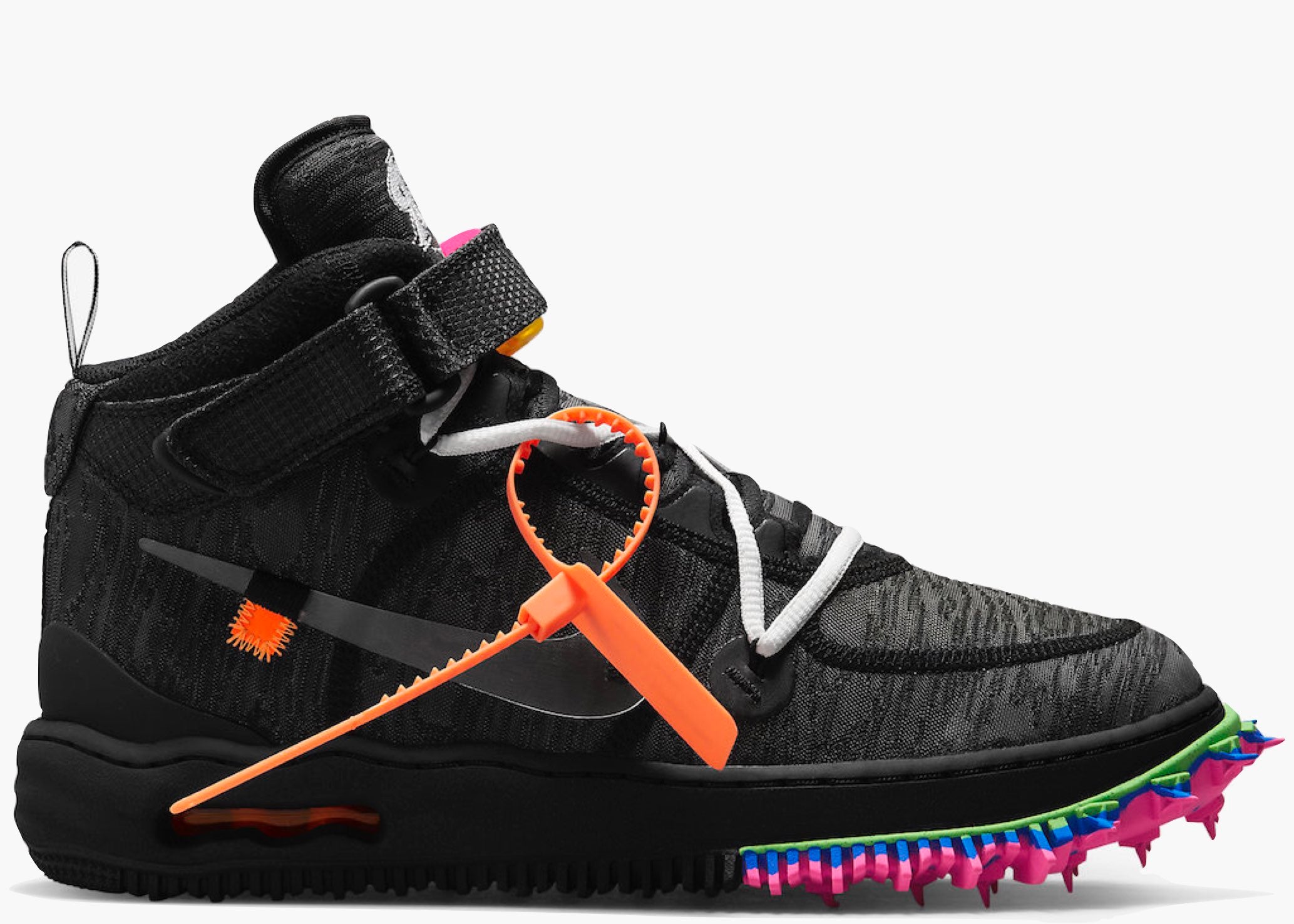 Nike Air Force 1 Mid Off-White Black | Hype Clothinga