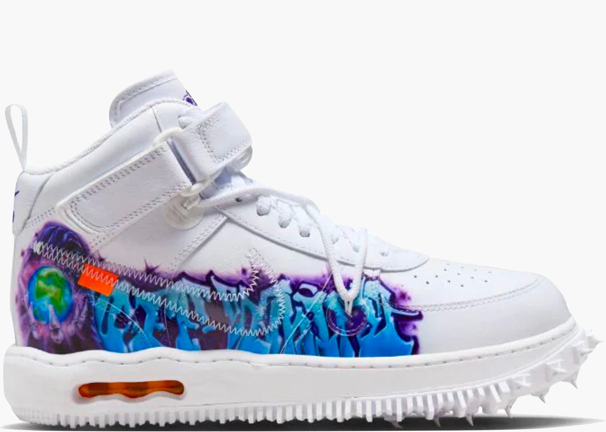 Nike Air Force 1 Mid Off-White Graffiti White