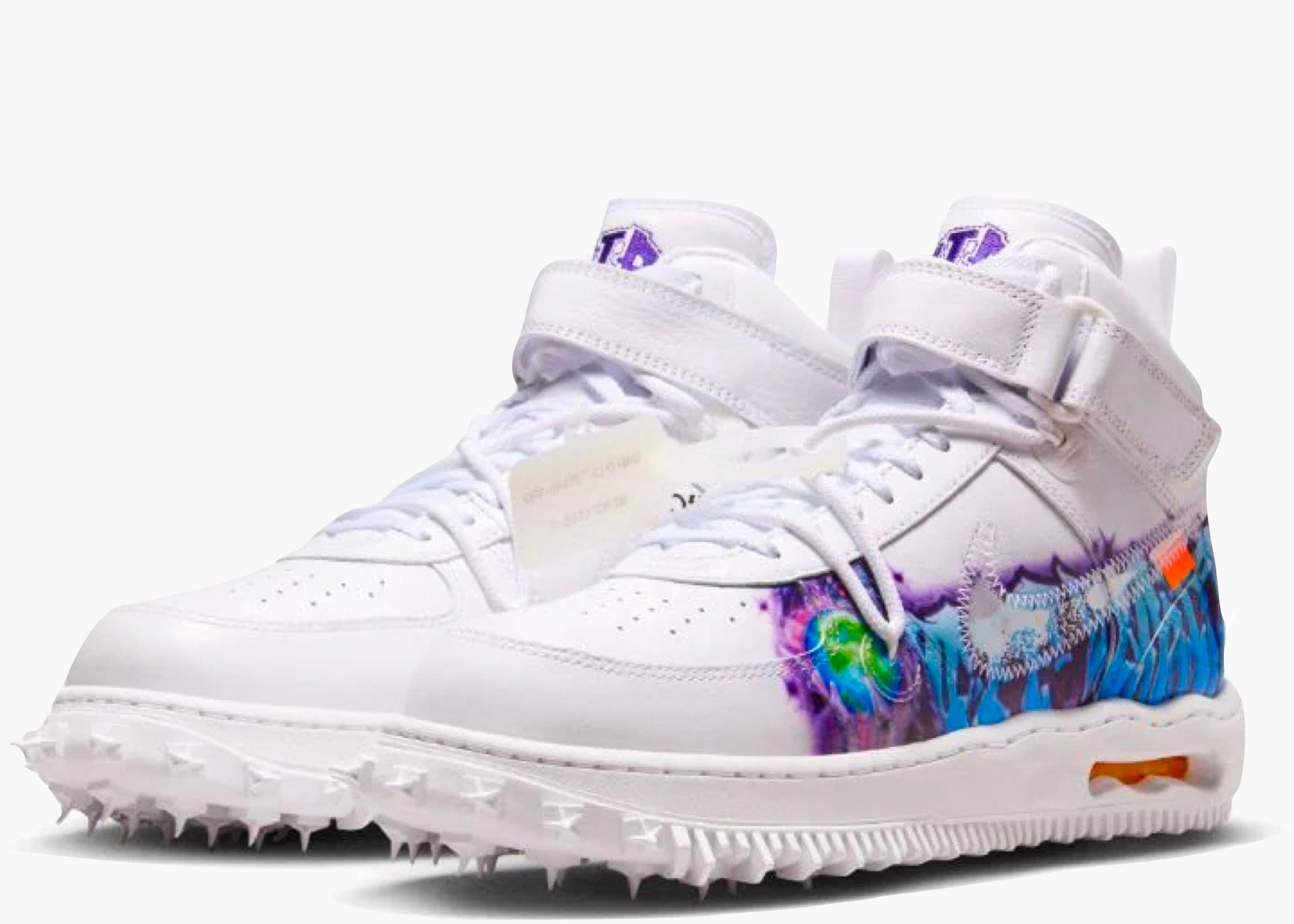 Nike Air Force 1 Mid Off-White Graffiti White