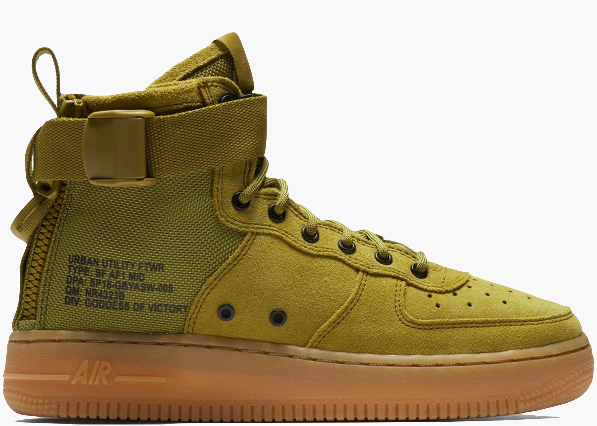 Nike Air Force 1 Mid Sf Desert Moss (gs) AJ0424-300 Hype Clothinga