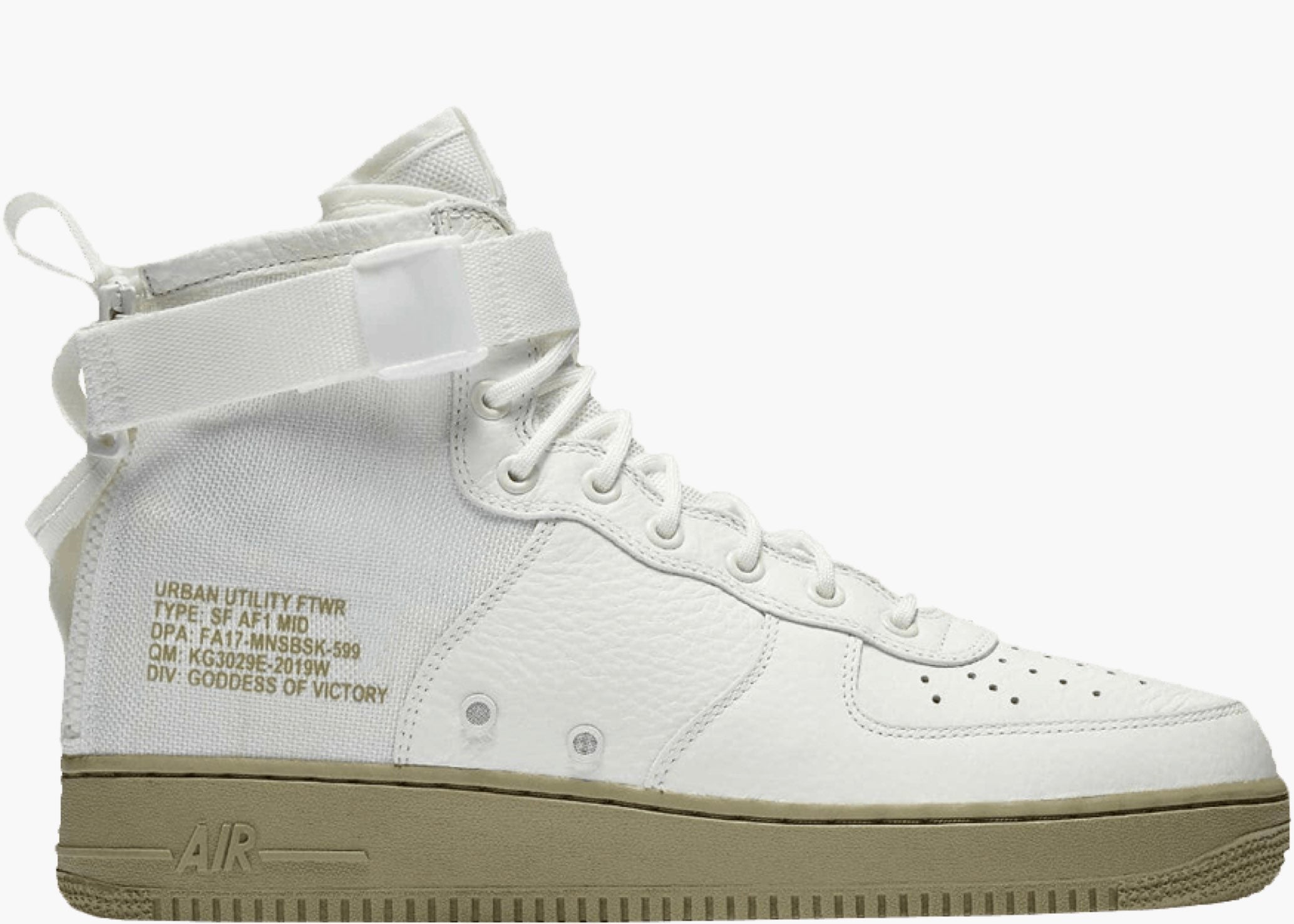 Nike Air Force 1 Mid Sf Ivory Olive 917753-101 Hype Clothinga