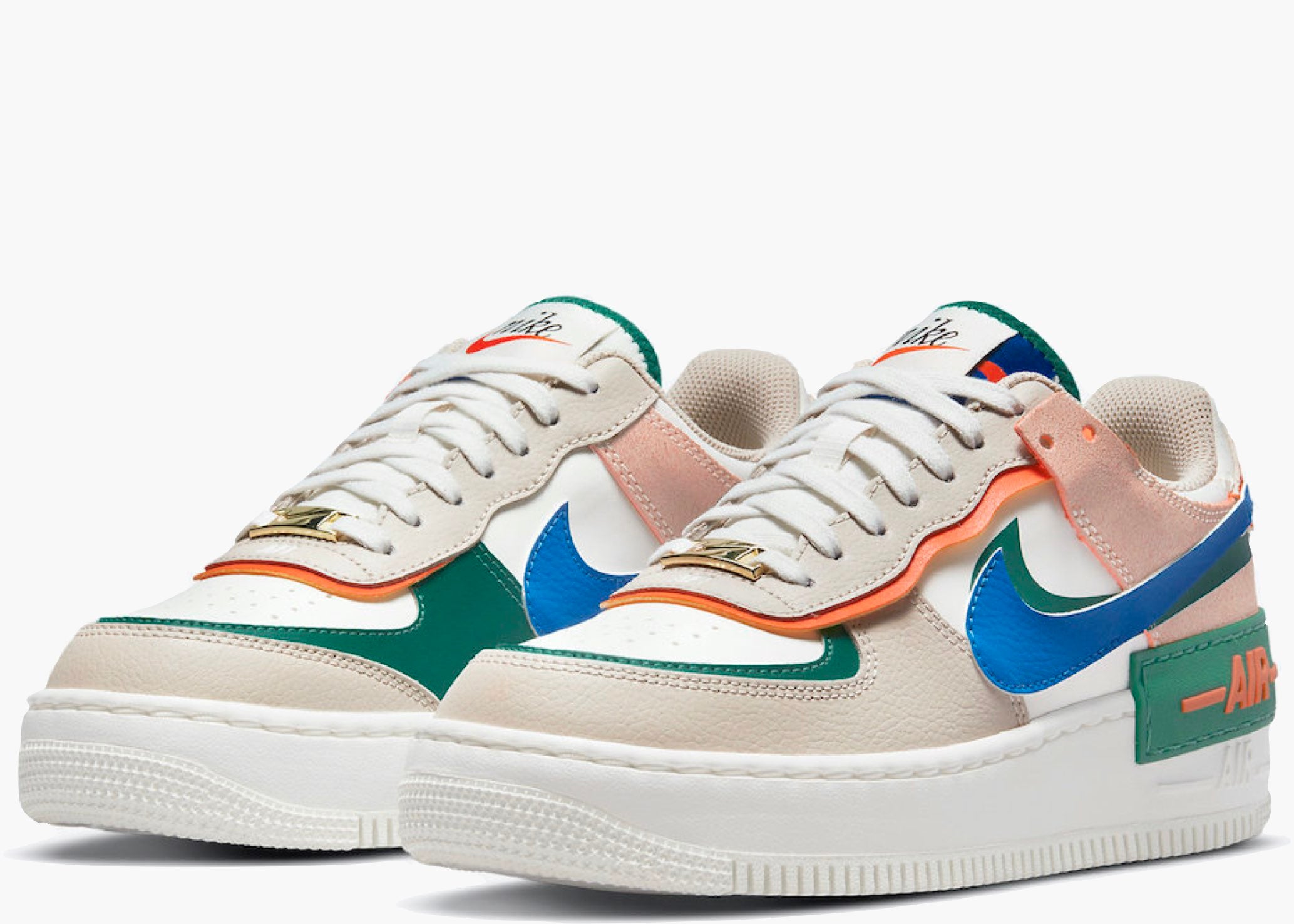 Nike Air Force 1 Shadow Sail Signal Blue Green (W)