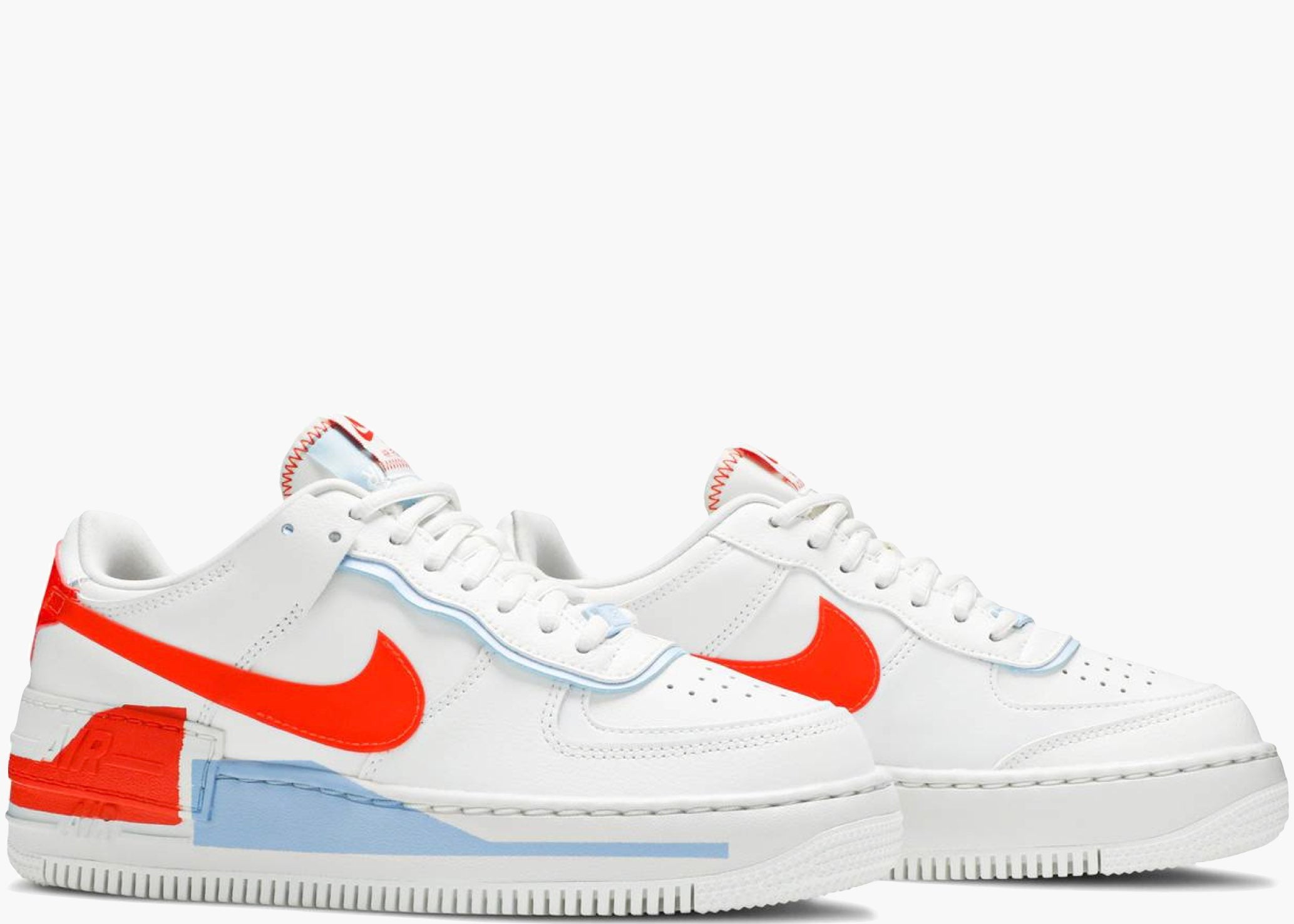 Nike Air Force 1 Shadow Summit White Team Orange (w) CQ9503-100 Hype Clothinga