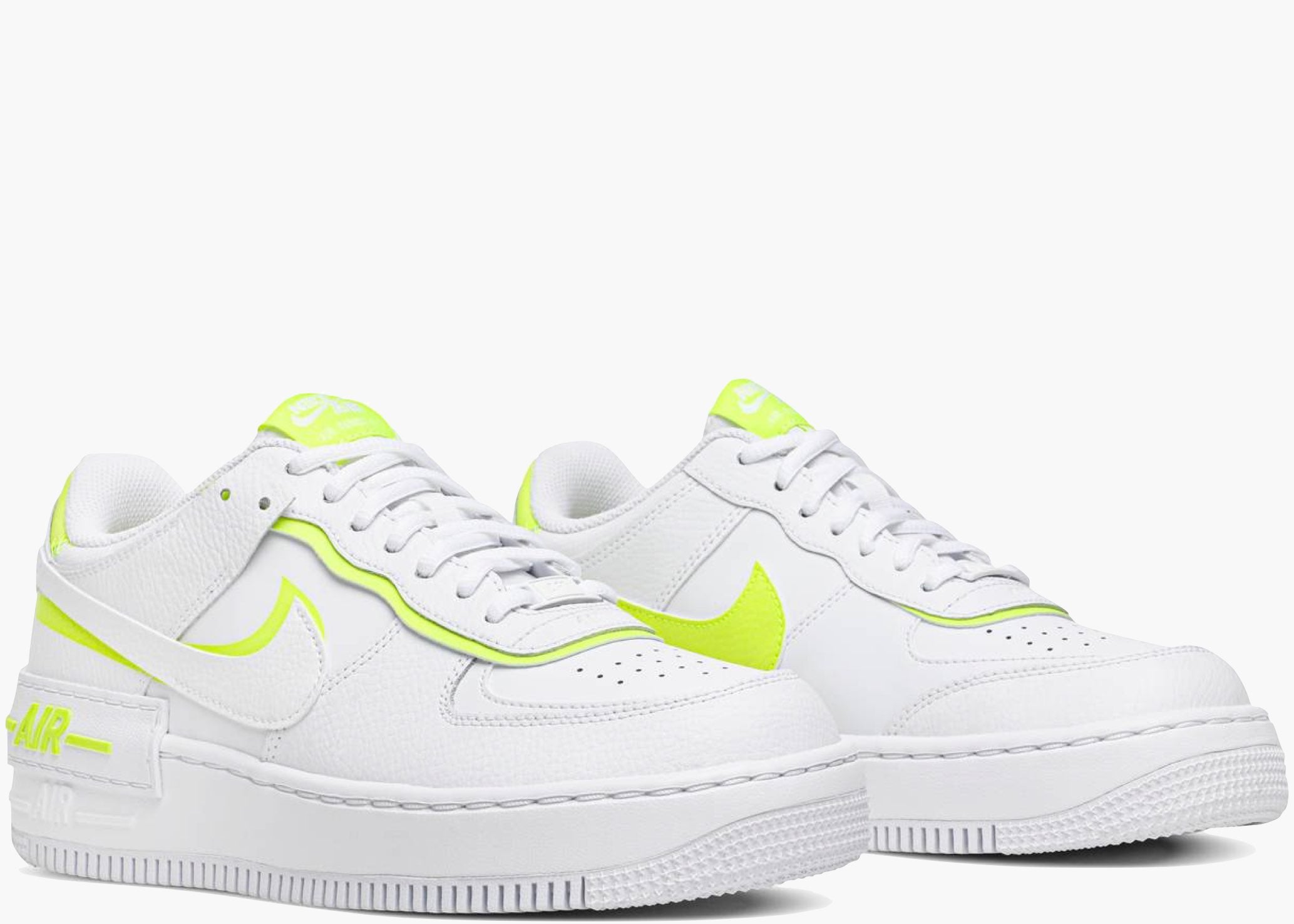 Nike Air Force 1 Shadow White Lemon (w) CI0919-104 Hype Clothinga
