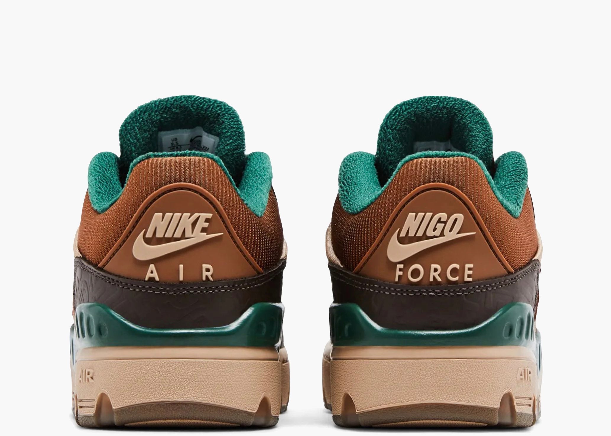 Nike Air Force 3 Low SP Nigo Baroque Brown HQ0260-201 Hype Clothinga Limited Edition