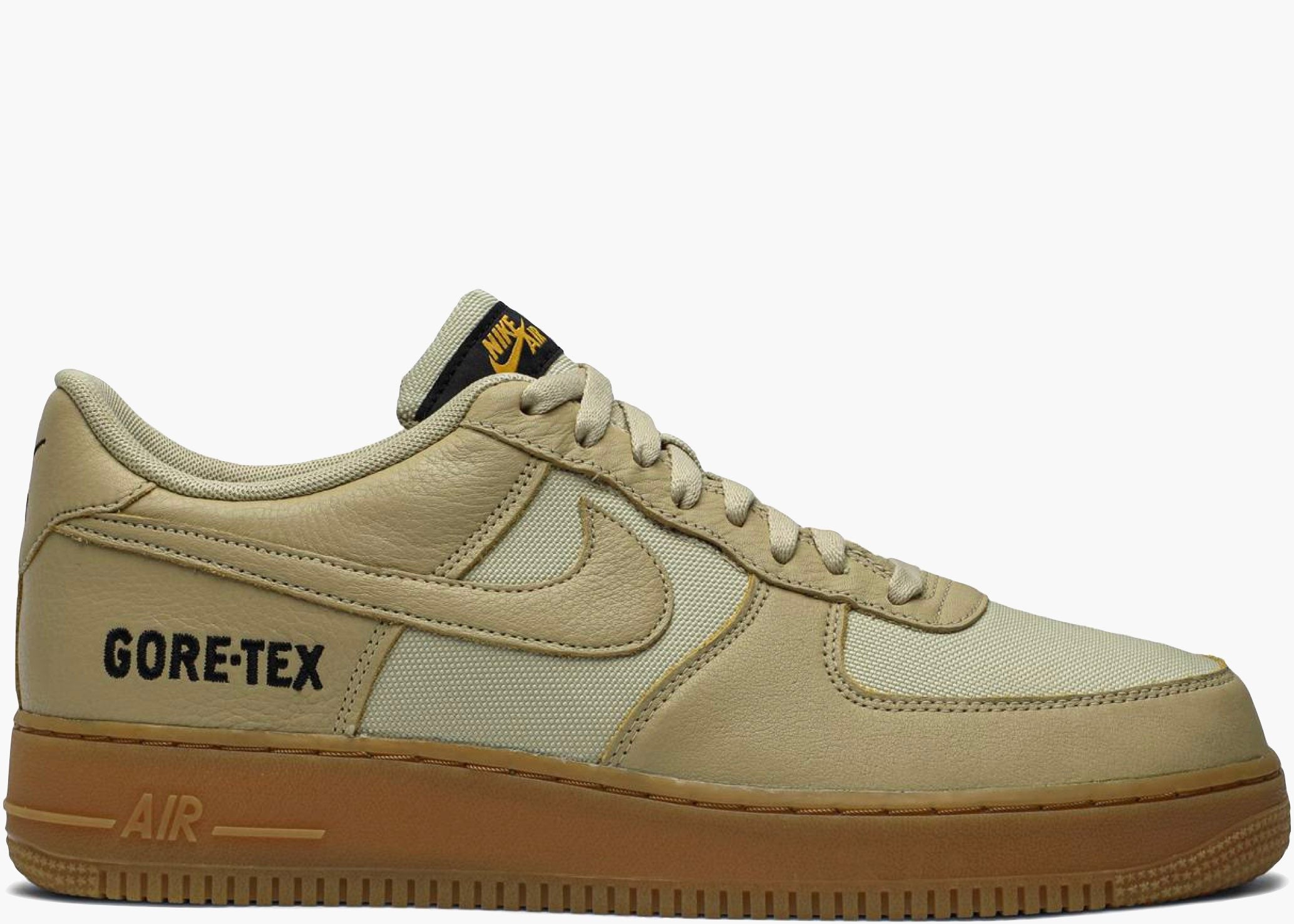 Nike Air Force One Low Gore-tex Team Gold Khaki CK2630-700 Hype Clothinga
