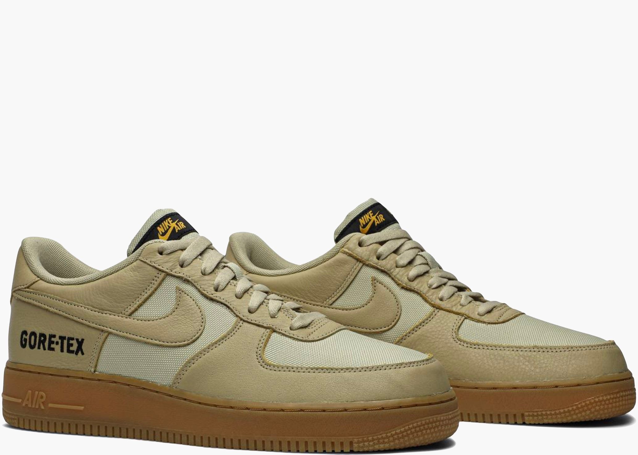 Nike Air Force One Low Gore-tex Team Gold Khaki CK2630-700 Hype Clothinga