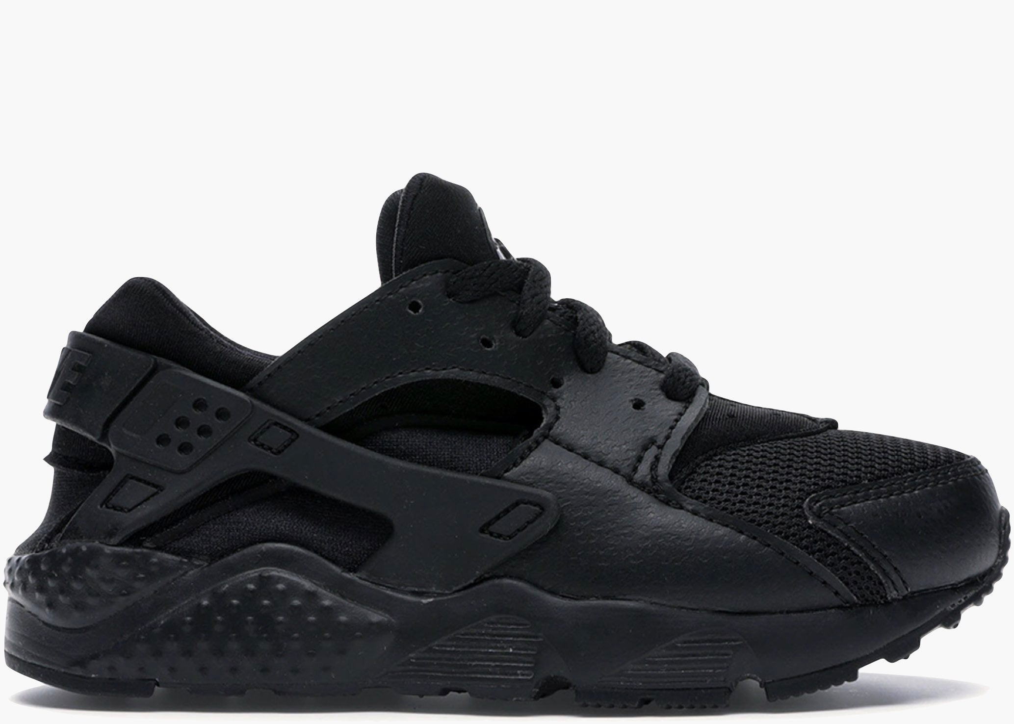 Nike Air Huarache Run Triple Black (PS) 704949-016 Hype Clothinga