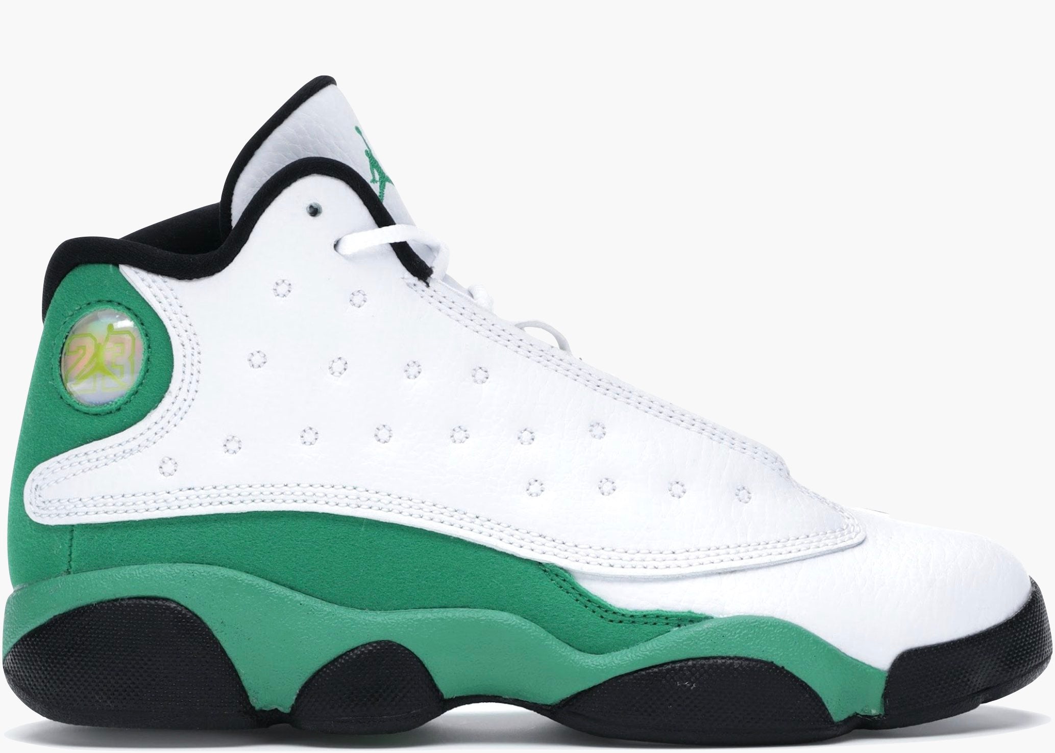 Nike Air Jordan 13 Retro White Lucky Green (PS) 414575-113 Hype Clothinga