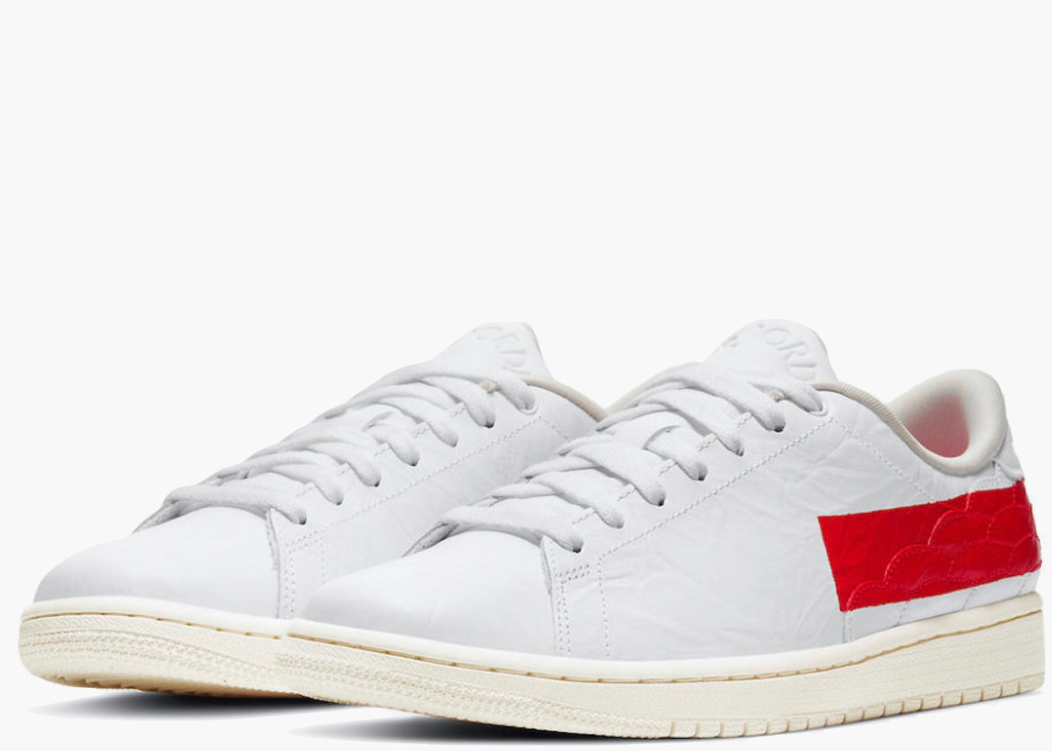 Nike Air Jordan 1 Centre Court White University Red DJ2756-101 Hype Clothinga Limited Edition