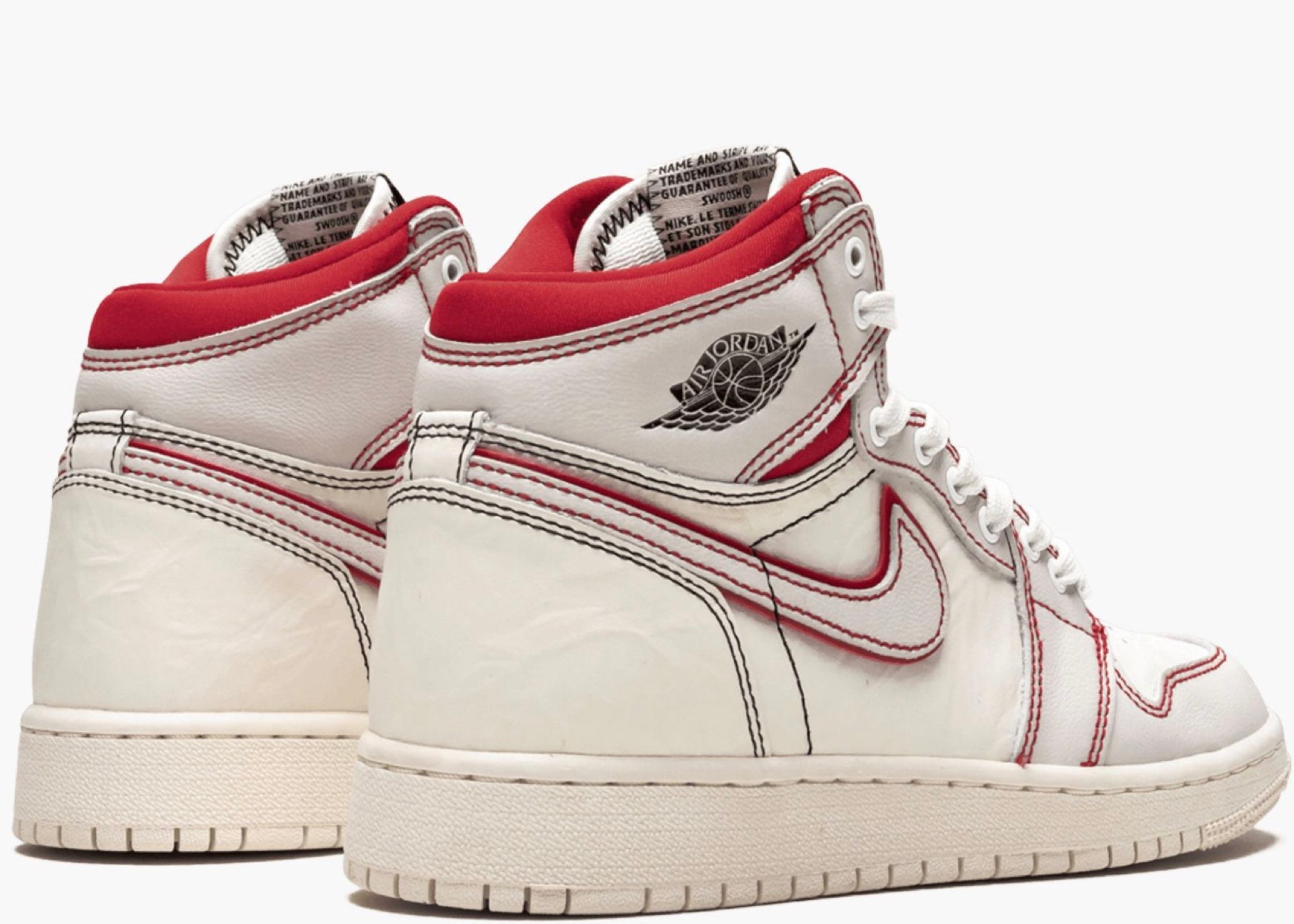 Nike Air Jordan 1 Gs Retro High Phantom Gym Red 575441-160 Hype Clothinga Limited Edition