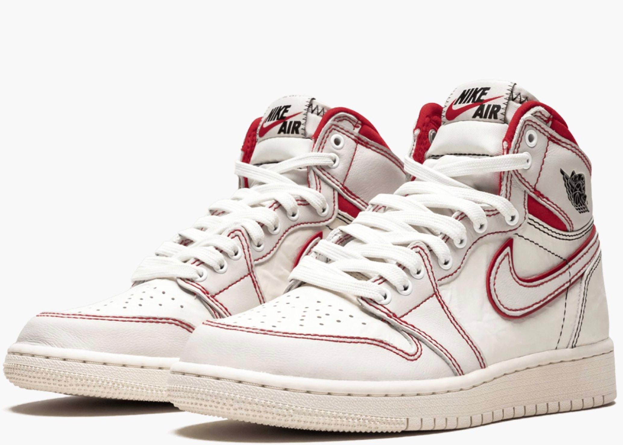 Nike Air Jordan 1 Gs Retro High Phantom Gym Red 575441-160 Hype Clothinga Limited Edition