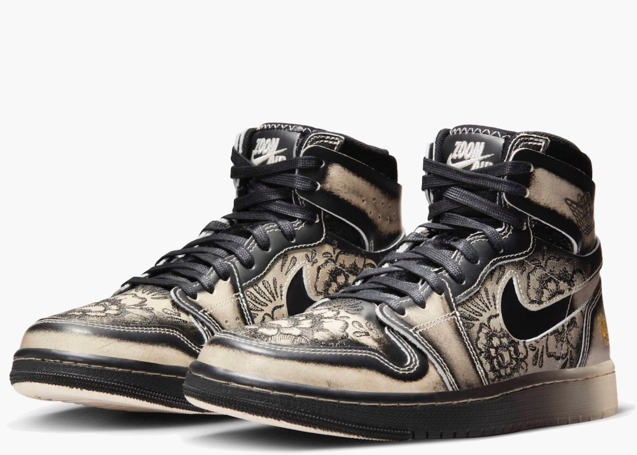 Nike Air Jordan 1 High Zoom Air CMFT 2 Dia de los Muertos FQ8155-010 Hype Clothinga Limited Edition
