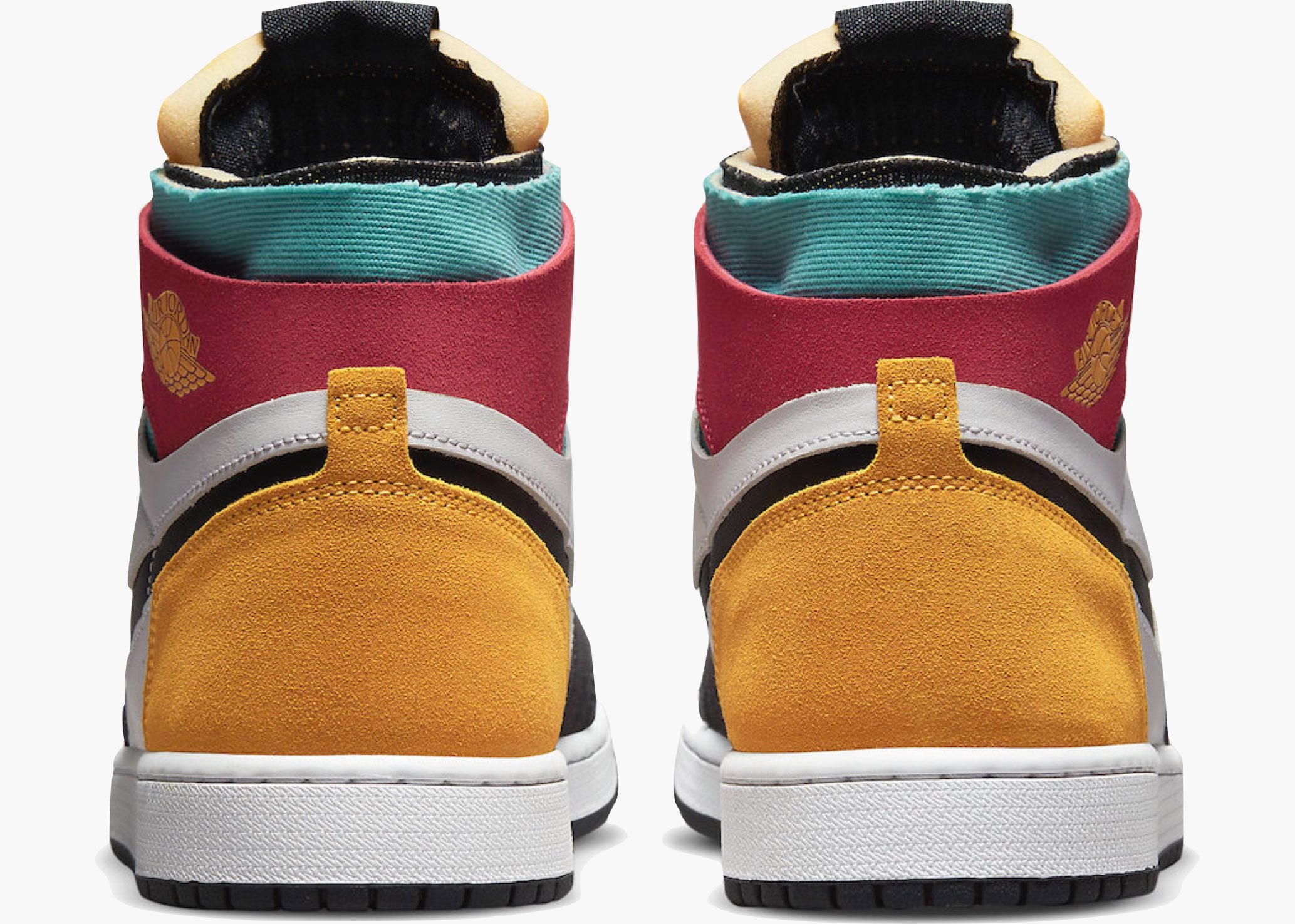 Nike Air Jordan 1 High Zoom Air CMFT Red Aqua Gold Hype Clothinga Limited Edition