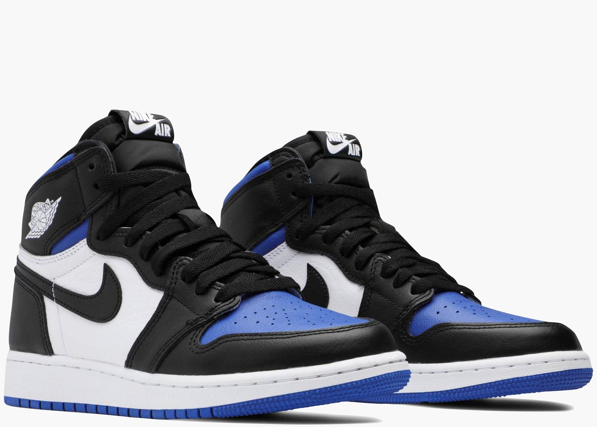 Nike Air Jordan 1 High retro GS Black Game Royal 575441-041 Hype Clothinga