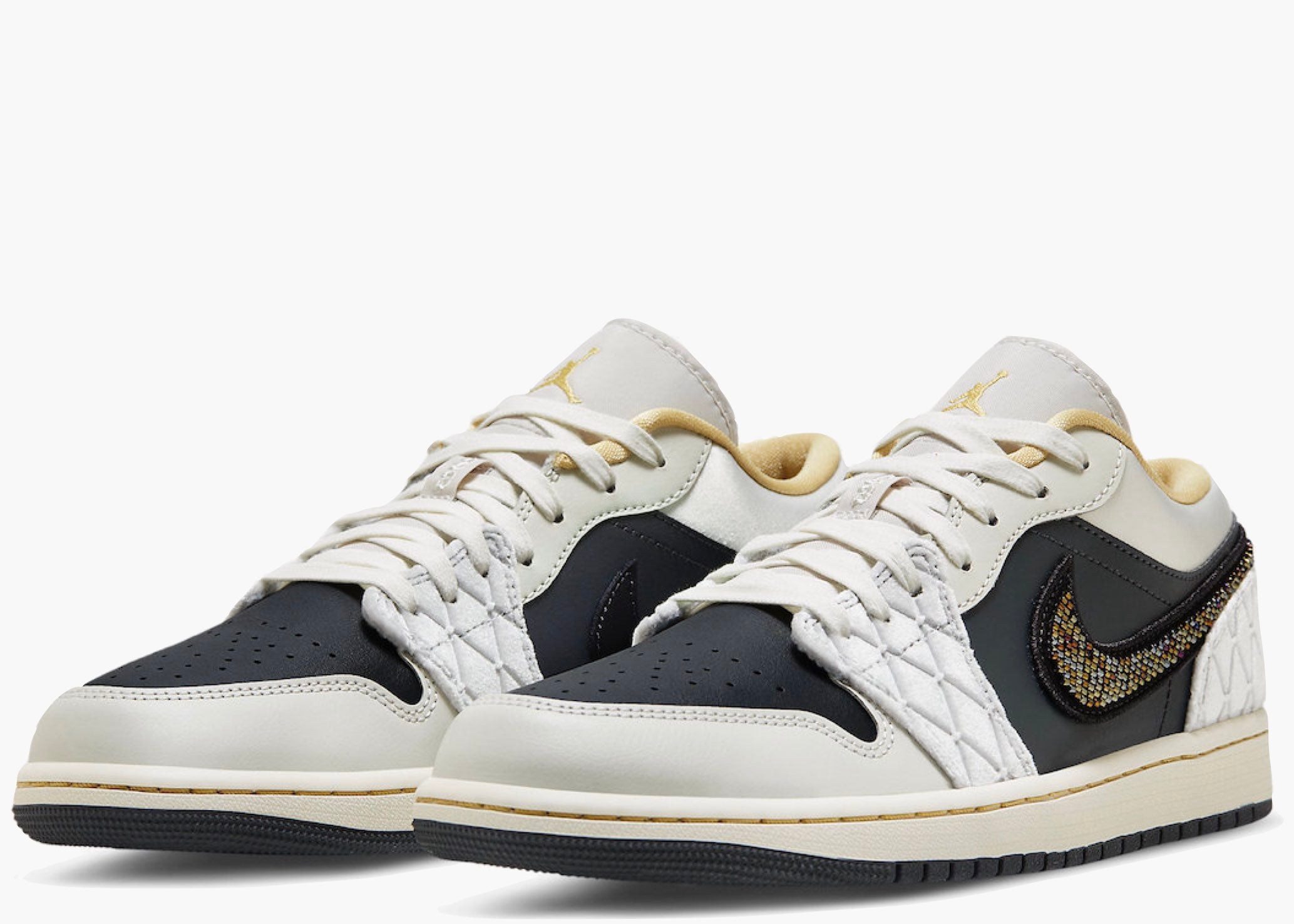 Nike Air Jordan 1 Low Beaded Swoosh | Hype Clothinga