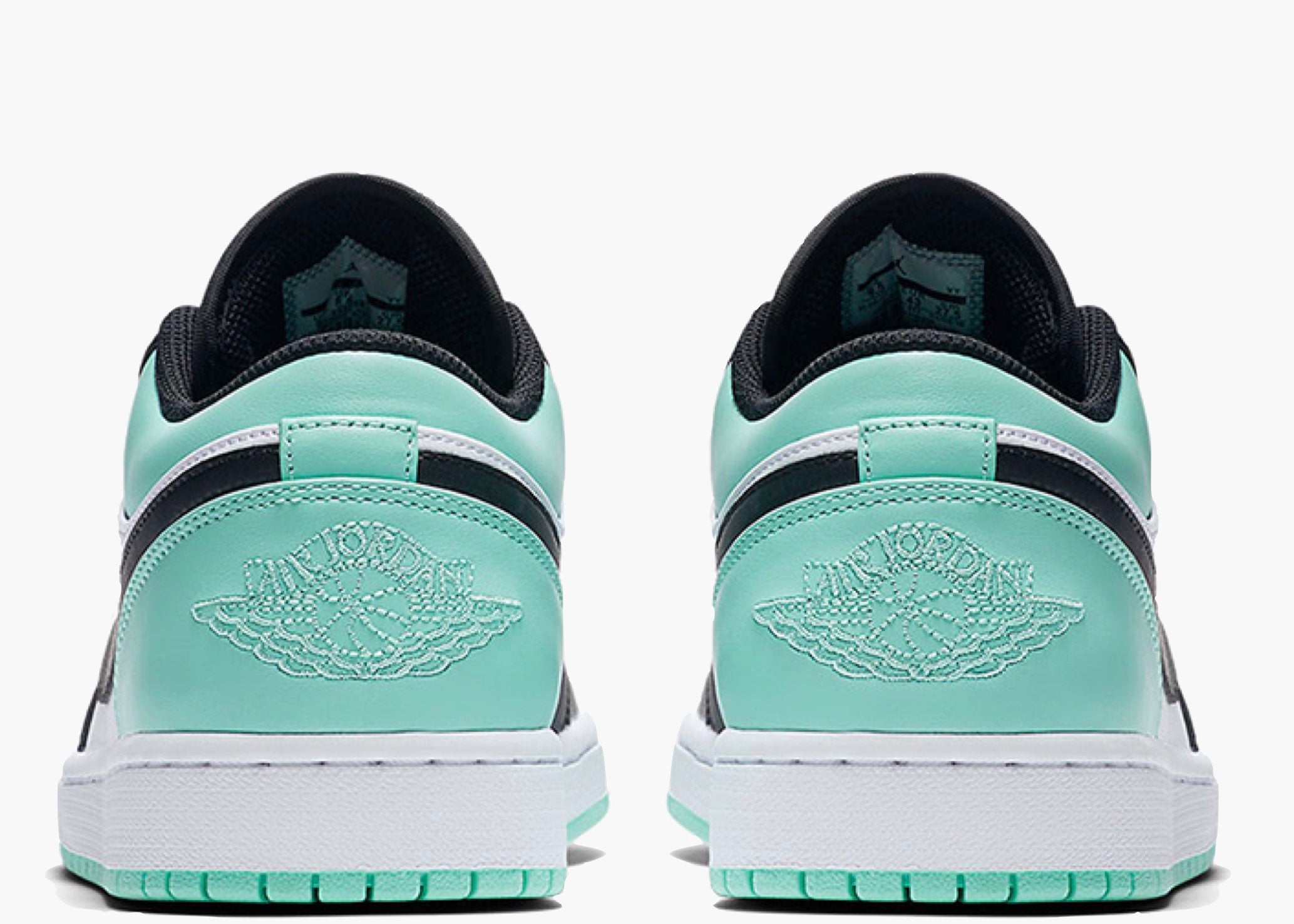 Nike Air Jordan 1 Low Emerald Toe 553558-117 Hype Clothinga Limited Edition