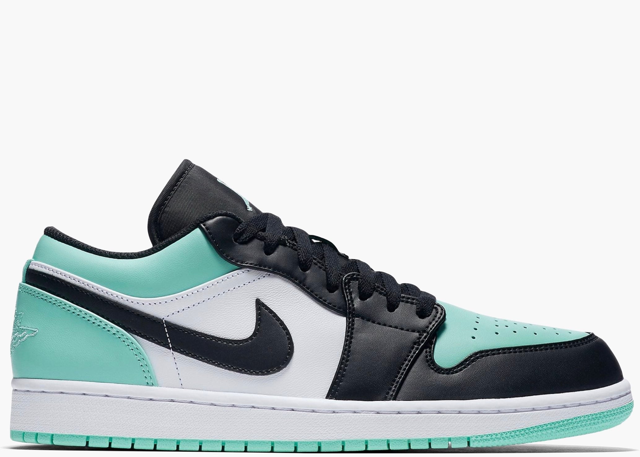 Nike Air Jordan 1 Low Emerald Toe 553558-117 Hype Clothinga Limited Edition