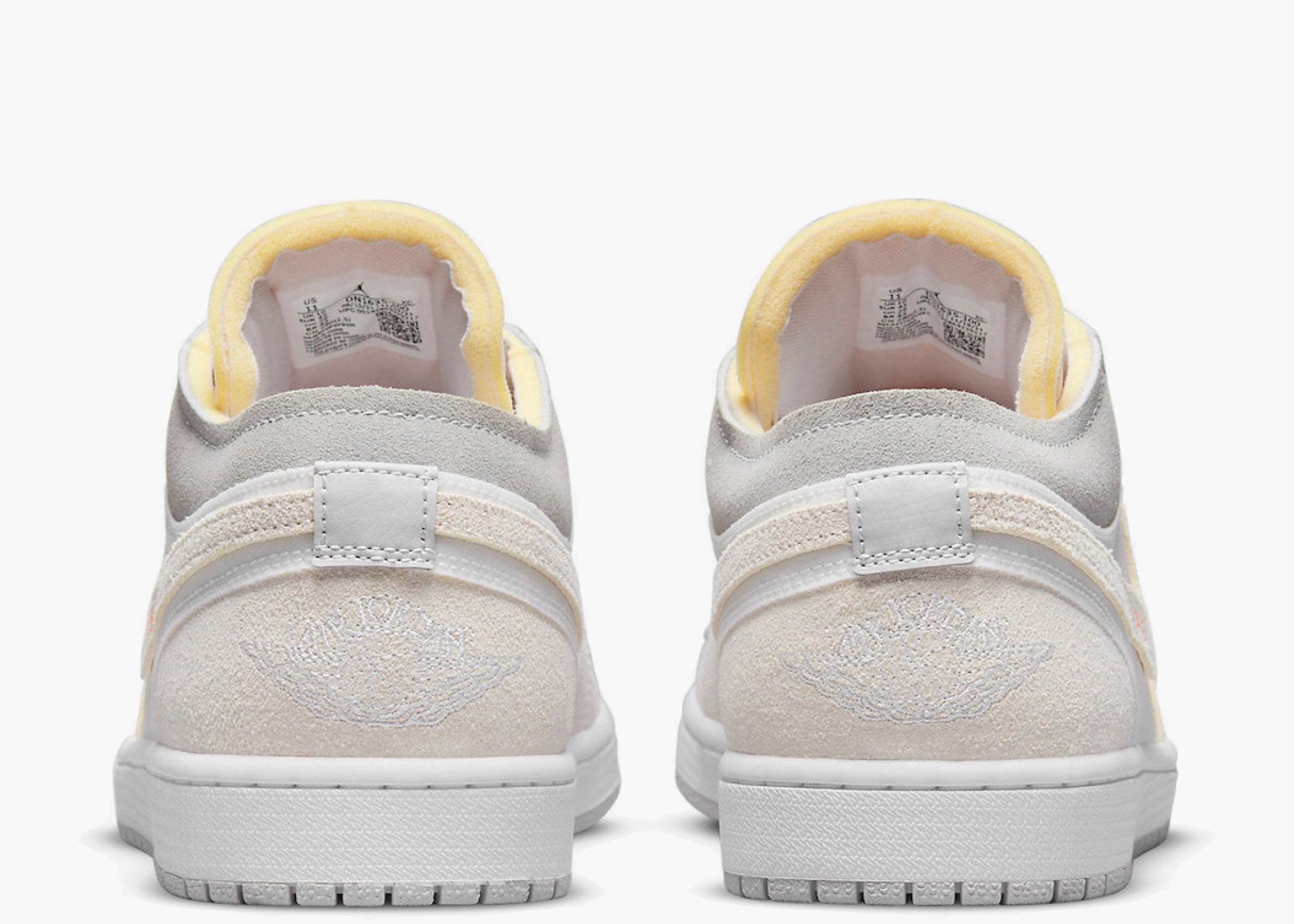 Nike Air Jordan 1 Low Inside Out Cream White Light Grey | Hype Clothinga