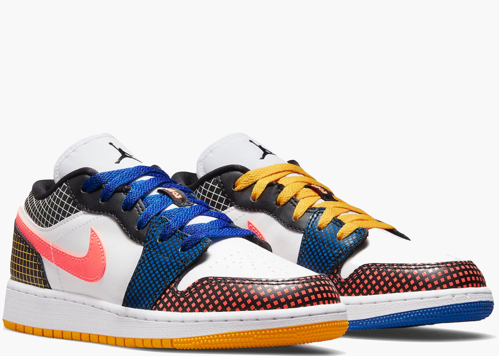 Nike Air Jordan 1 Low MMD Multi-Color Grid (GS) Hype Clothinga Limited Edition