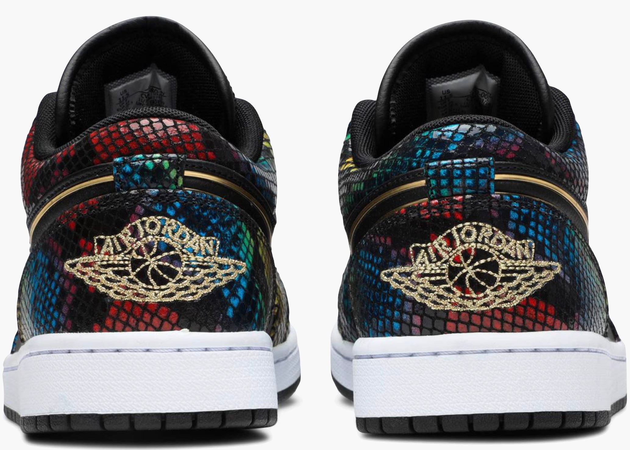 Nike Air Jordan 1 Low Multicolor Snakeskin (w) CW5580-00 Hype Clothinga