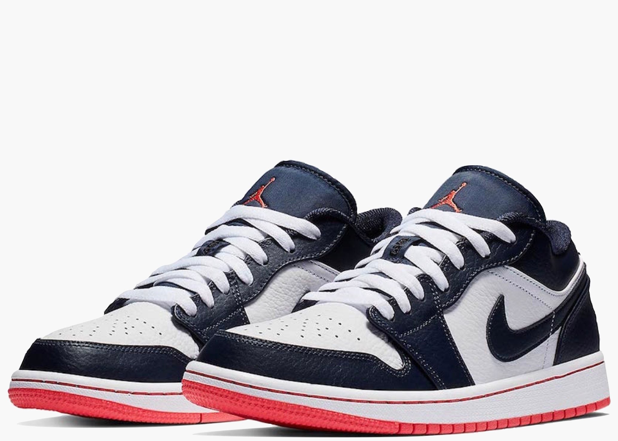 Nike Air Jordan 1 Low Obsidian Ember Glow 553558-481 Hype Clothinga Limited Edition