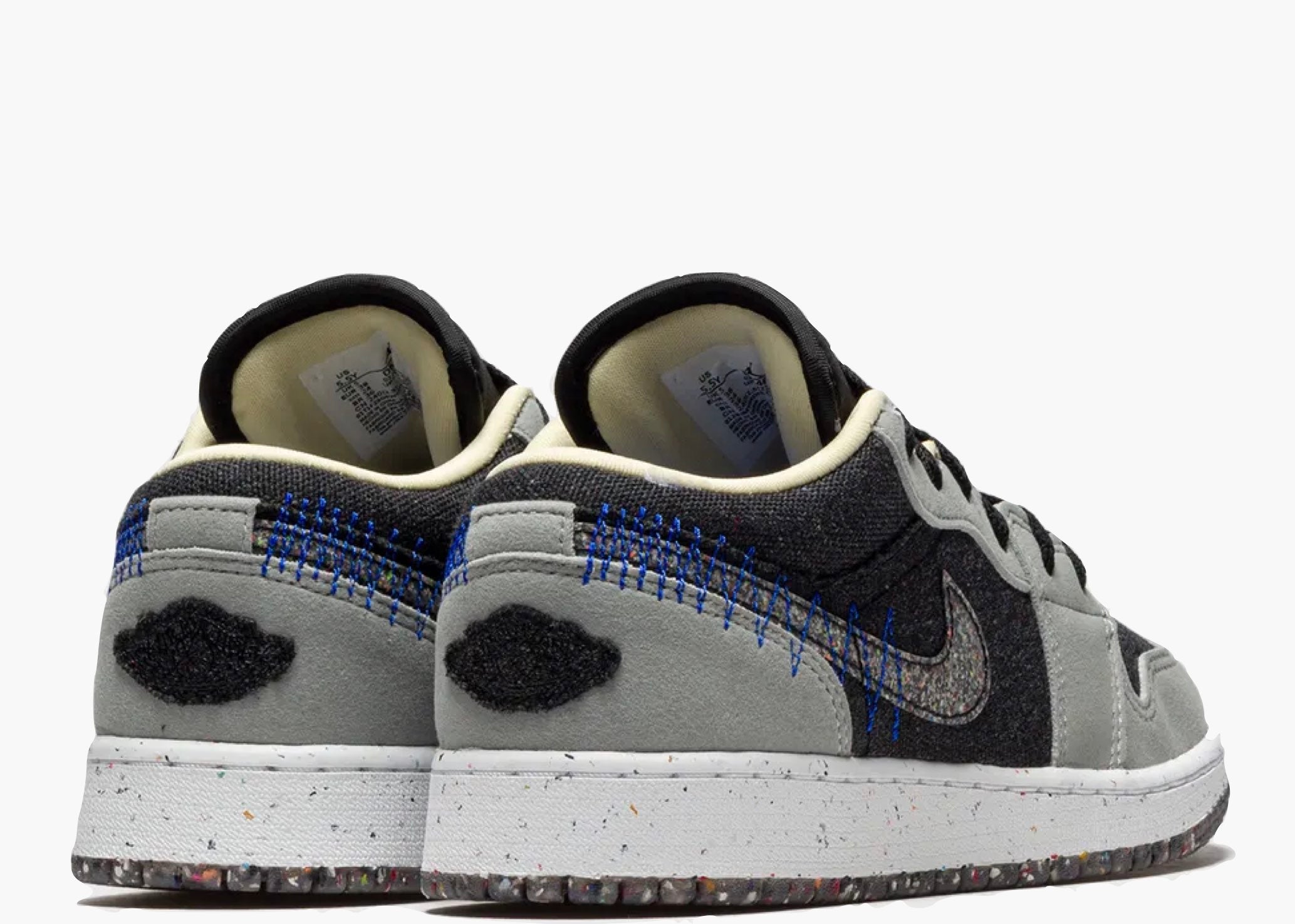 Nike Air Jordan 1 Low SE Crater Black Grey (GS) | Hype Clothinga