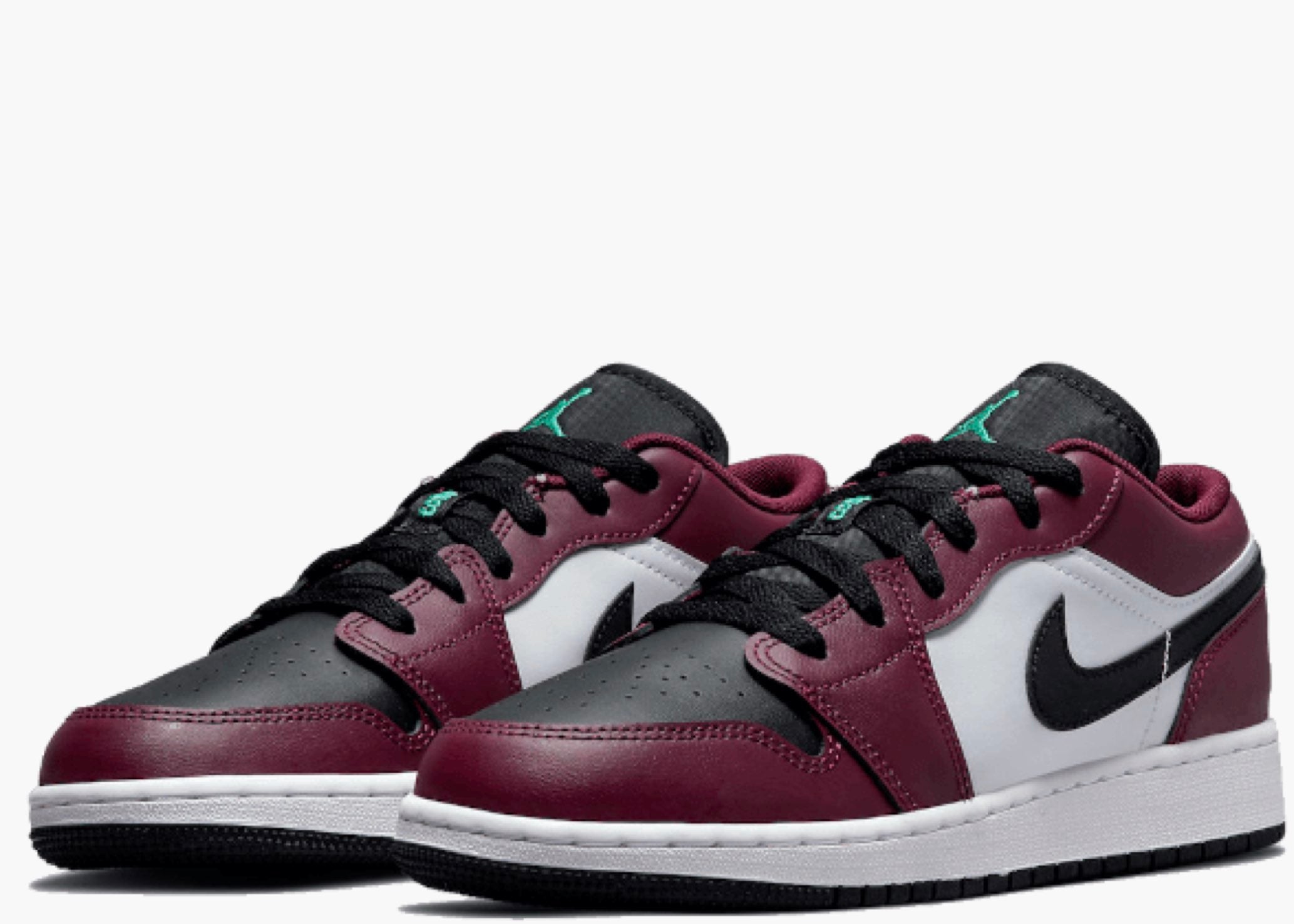 Nike Air Jordan 1 Low SE Dark Beetroot Roma Green (GS) DM0589-635 Hype Clothinga Limited Edition