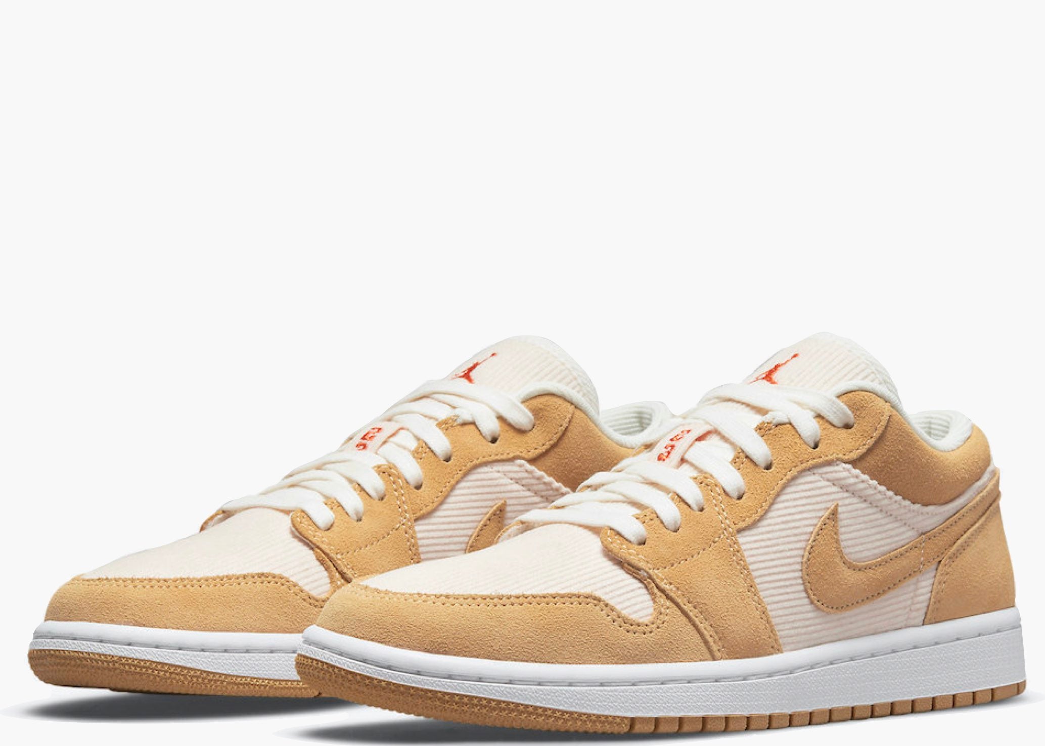 Nike Air Jordan 1 Low SE Twine Orange Quartz Corduroy (W) Hype Clothinga Limited Edition