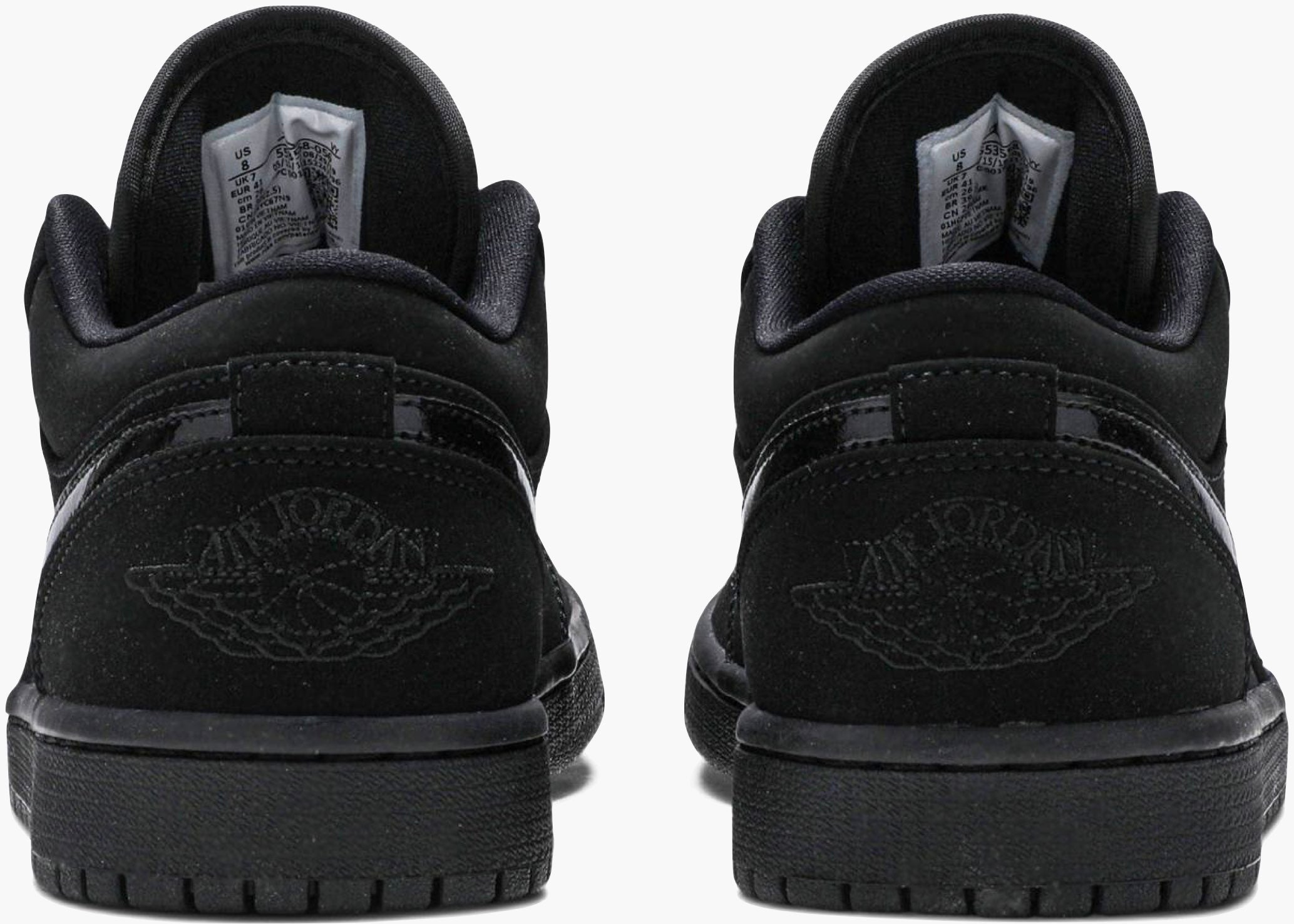 Nike Air Jordan 1 Low Triple Black 553558-056 Hype Clothinga
