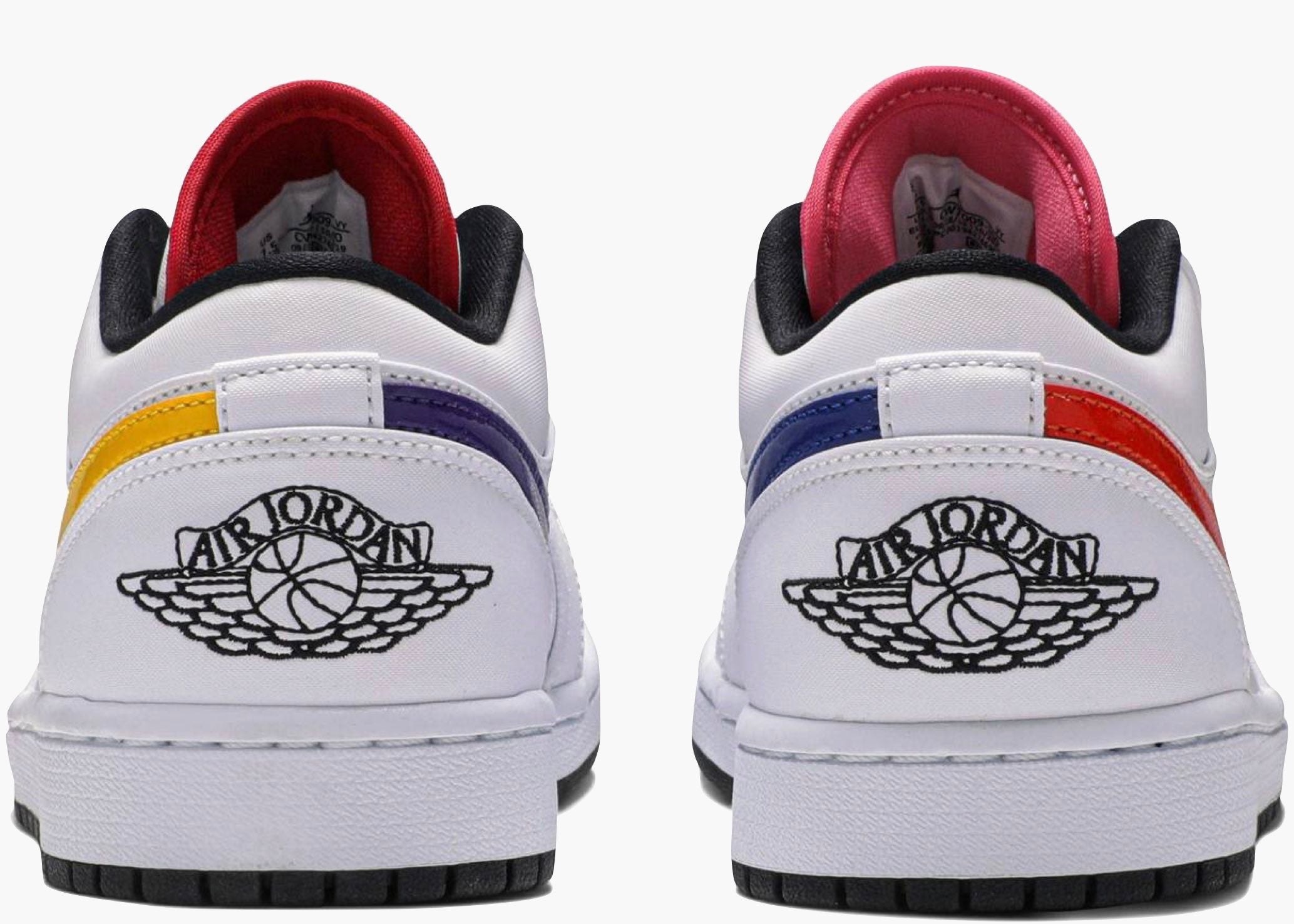Nike Air Jordan 1 Low White Multi-color CW7009-100 Hype Clothinga