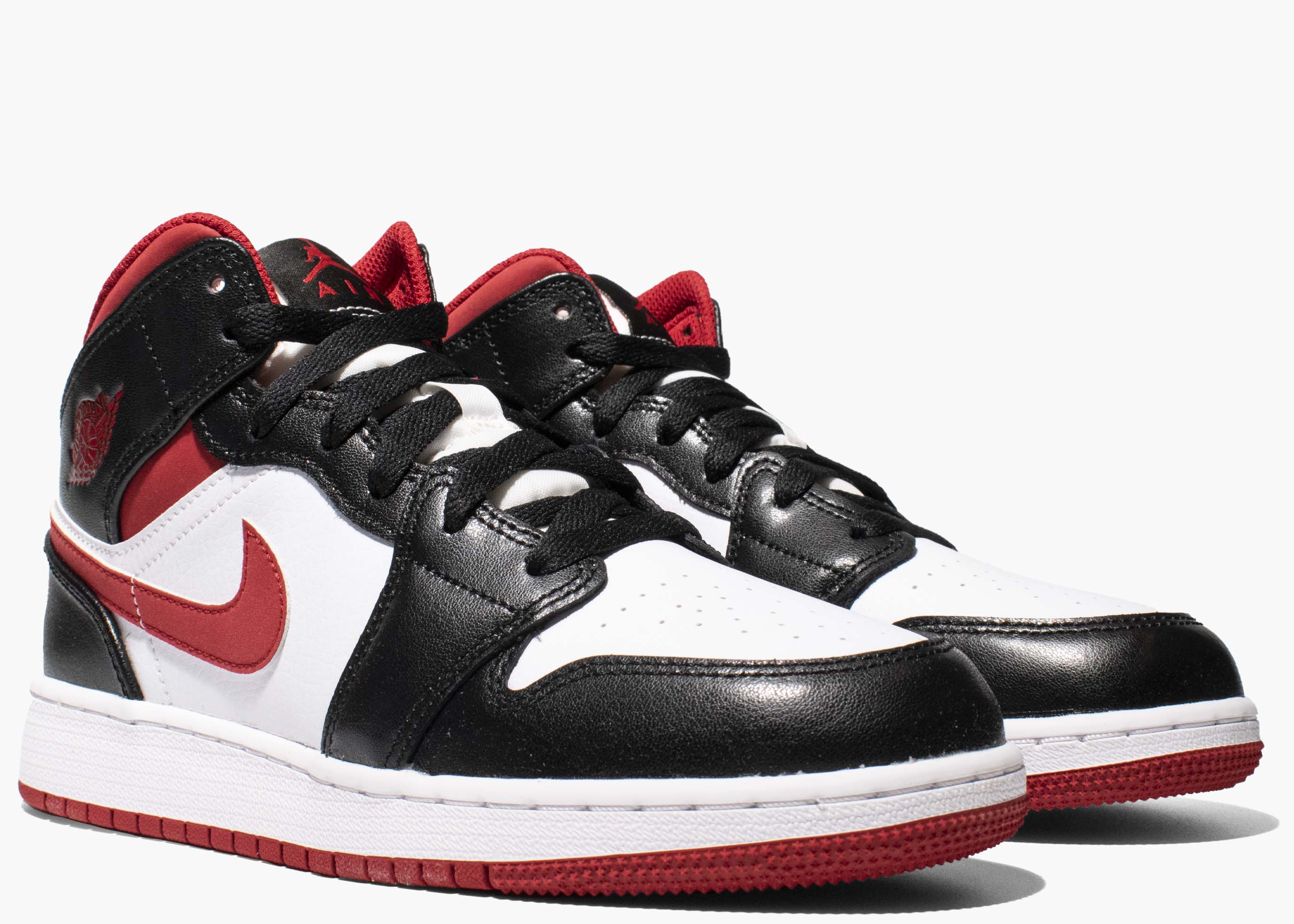 Nike Air Jordan 1 Mid Black Gym Red (GS) Hype Clothinga Limited Edition