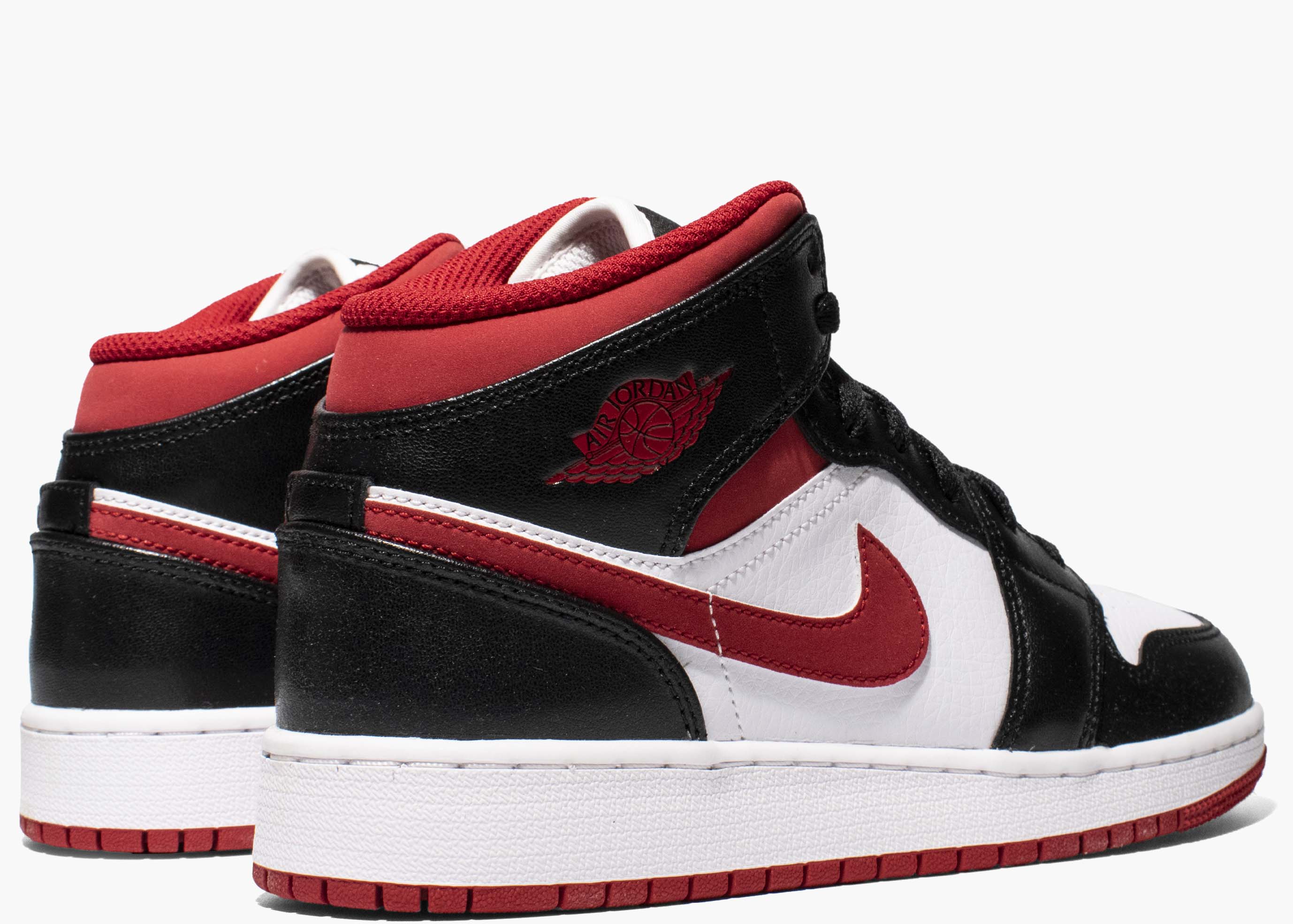 Nike Air Jordan 1 Mid Black Gym Red (GS) Hype Clothinga Limited Edition