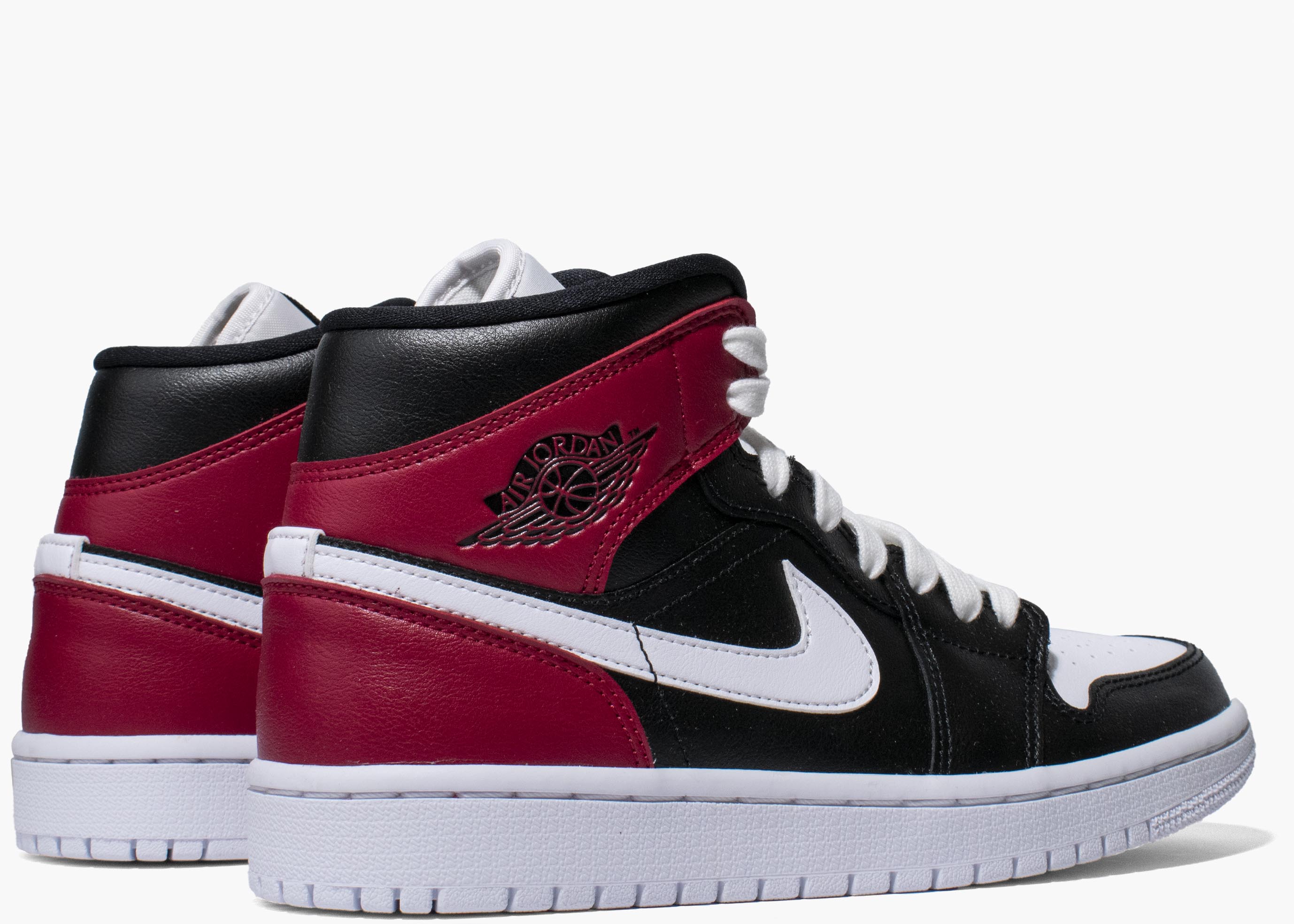 Nike Air Jordan 1 Mid Black Noble Red (w) BQ6472-016 Hype Clothinga Limited Edition