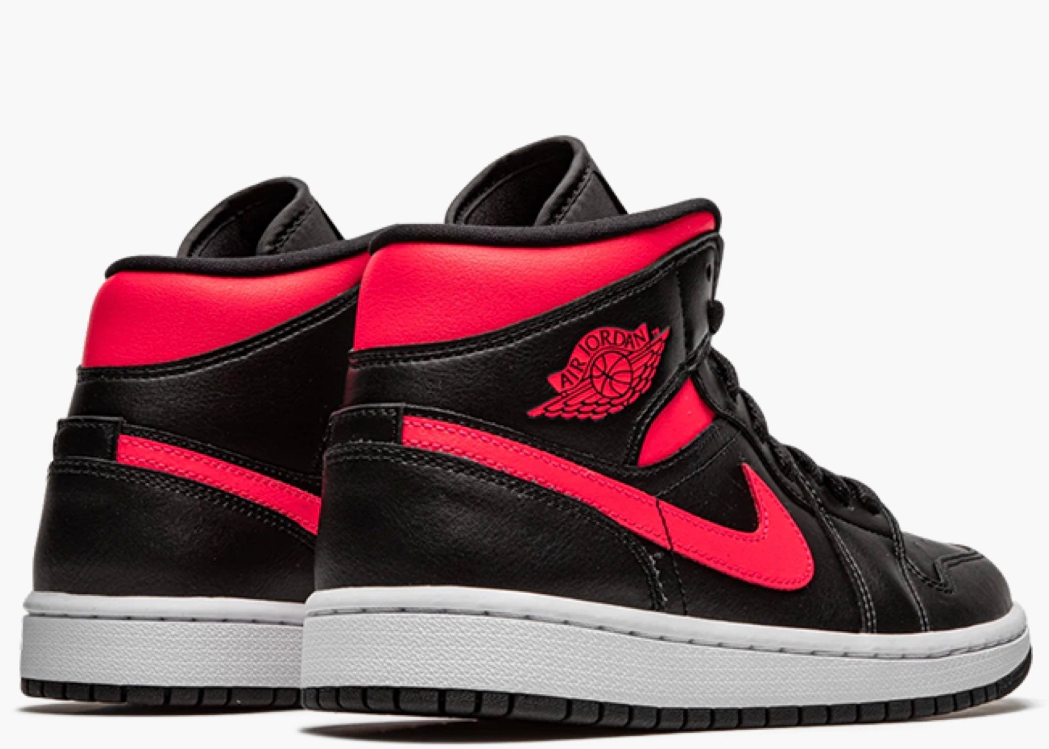 Nike Air Jordan 1 Mid Black Siren Red (W) BQ6472-004 Hype Clothinga Limited Edition