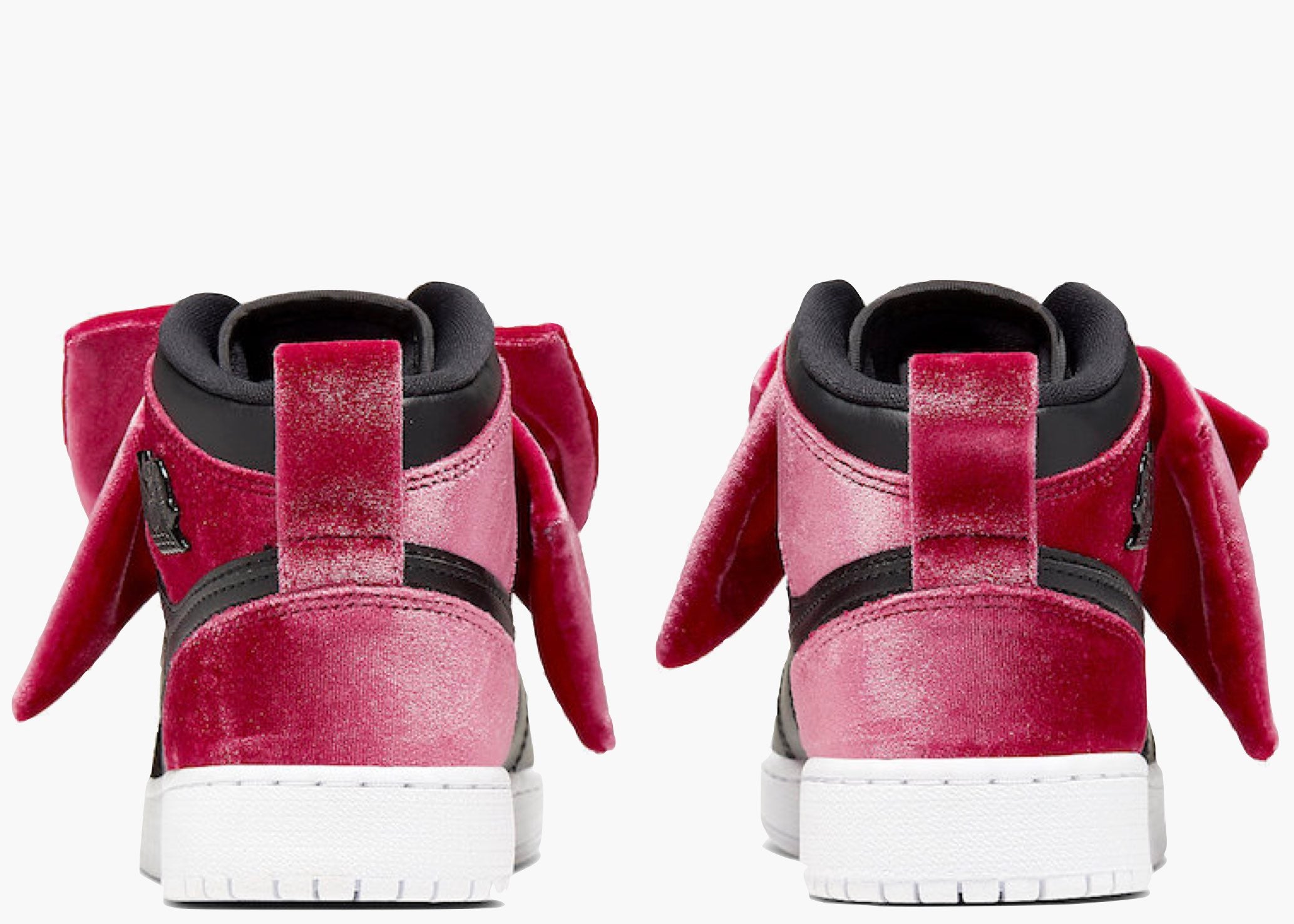 Nike Air Jordan 1 Mid Bow Black Noble Red (GS) CK5678-006 Hype Clothinga Limited Edition