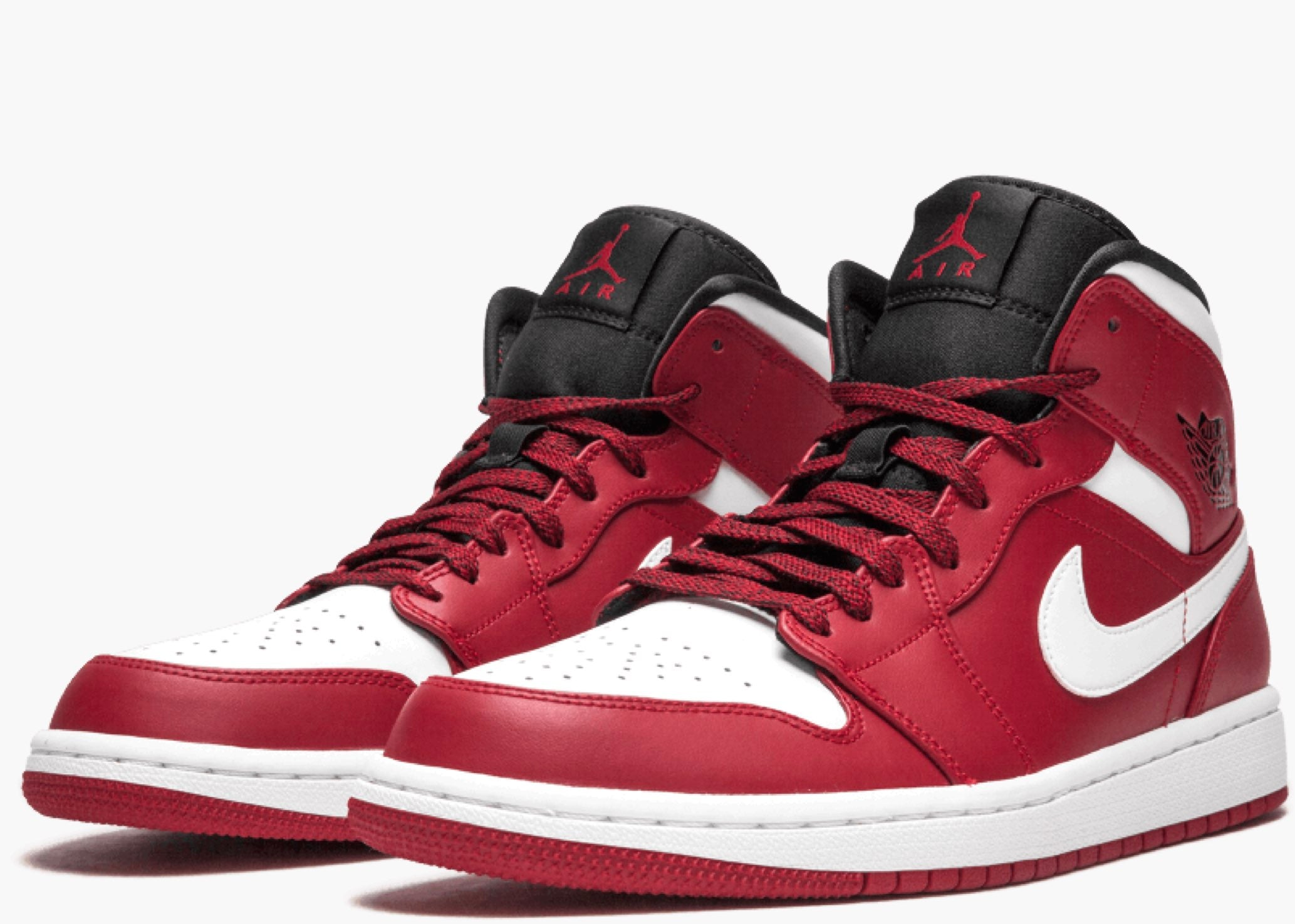 Nike Air Jordan 1 Mid Chicago 554724-605 Hype clothinga Limited Edition