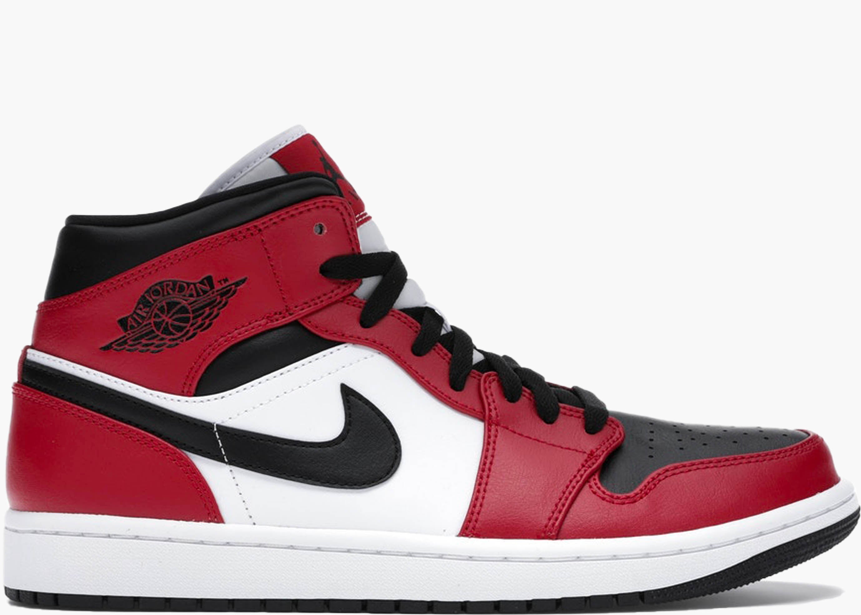 Nike Air Jordan 1 Mid Chicago Black Toe 554724-069 Hype Clothinga Limited Edition