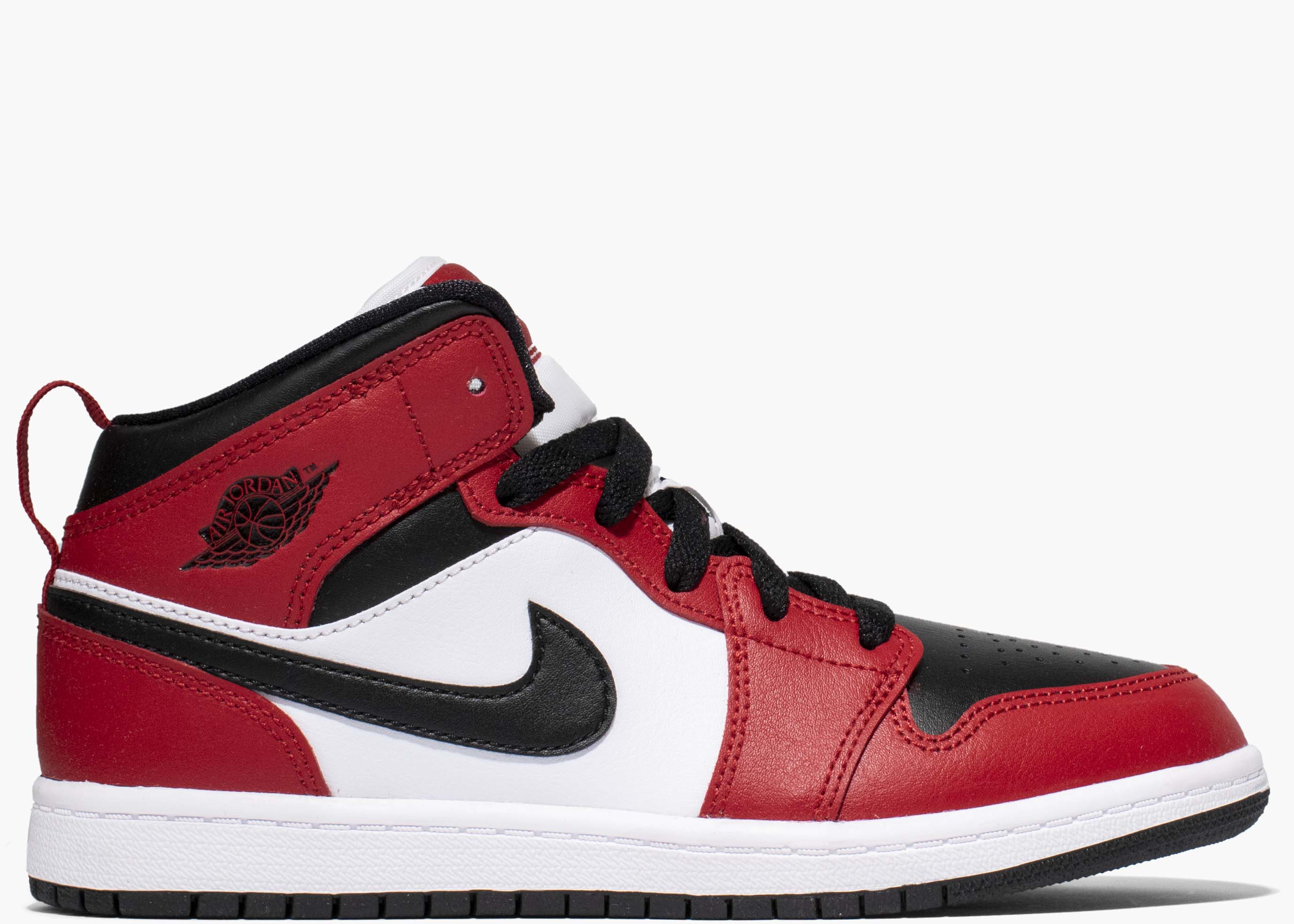 Nike Air Jordan 1 Mid Chicago Toe (PS) 640734-069 Hype Clothinga Limited Edition