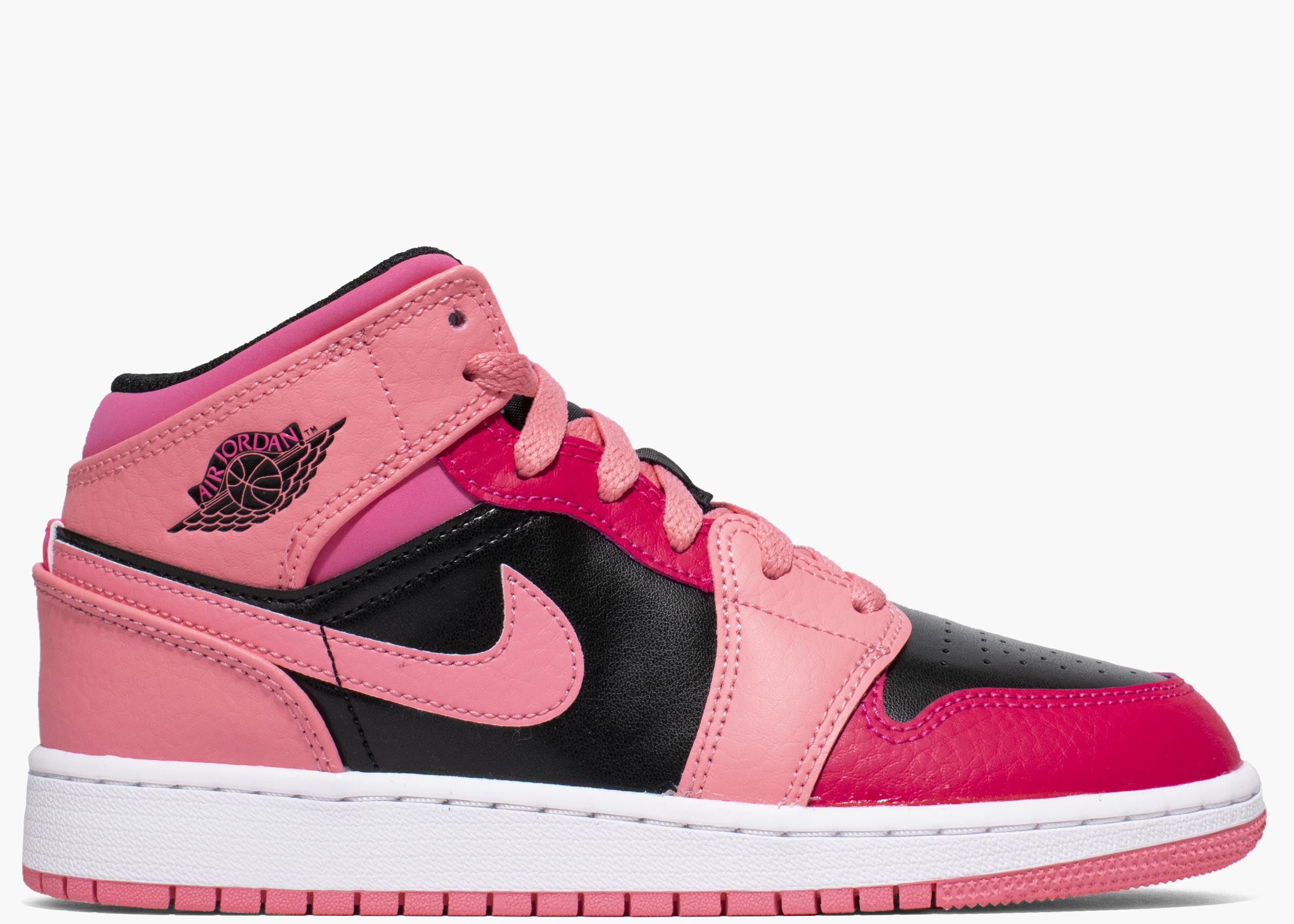 Nike Air Jordan 1 Mid Coral Chalk (GS) 554725-662 Hype Clothinga Limited Edition