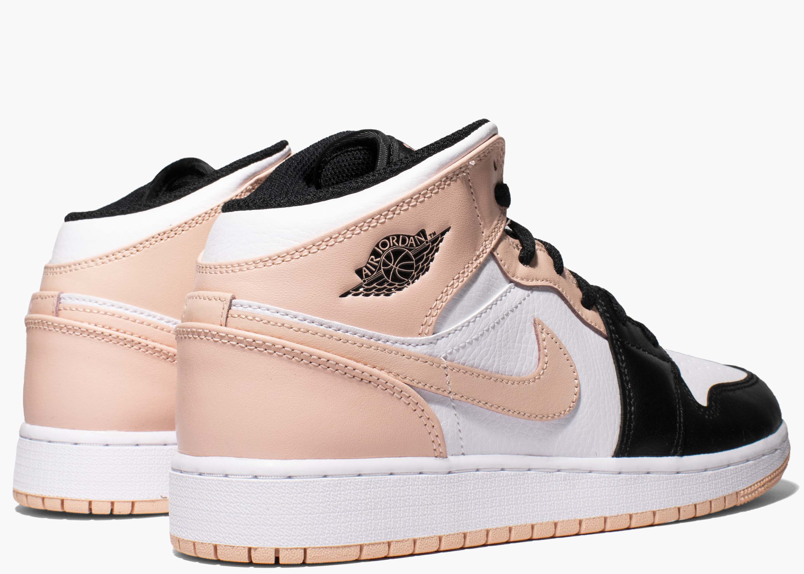 Nike Air Jordan 1 Mid Crimson Tint Toe (GS) 554725-133 Hype Clothinga Limited Edition