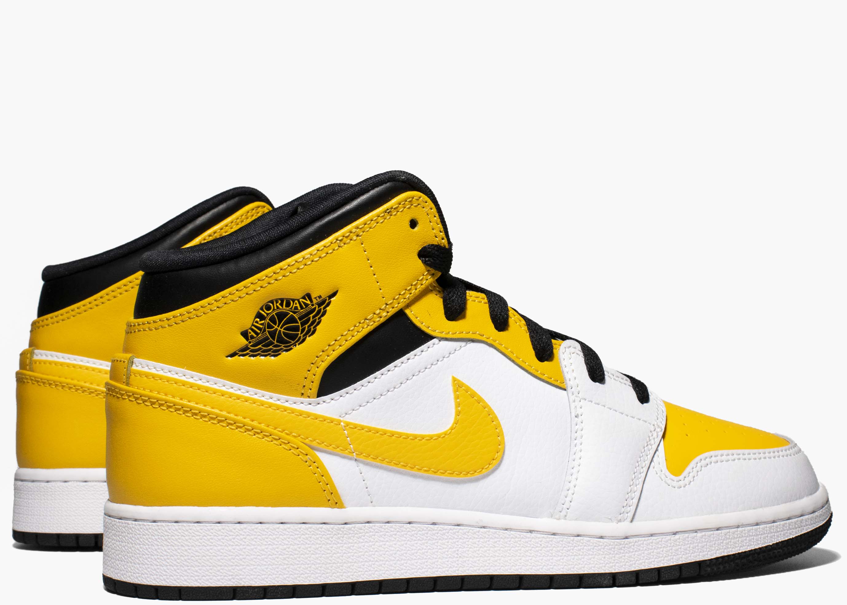 Nike Air Jordan 1 Mid GS University Gold 554725-170 Hype Clothinga Limited Edition