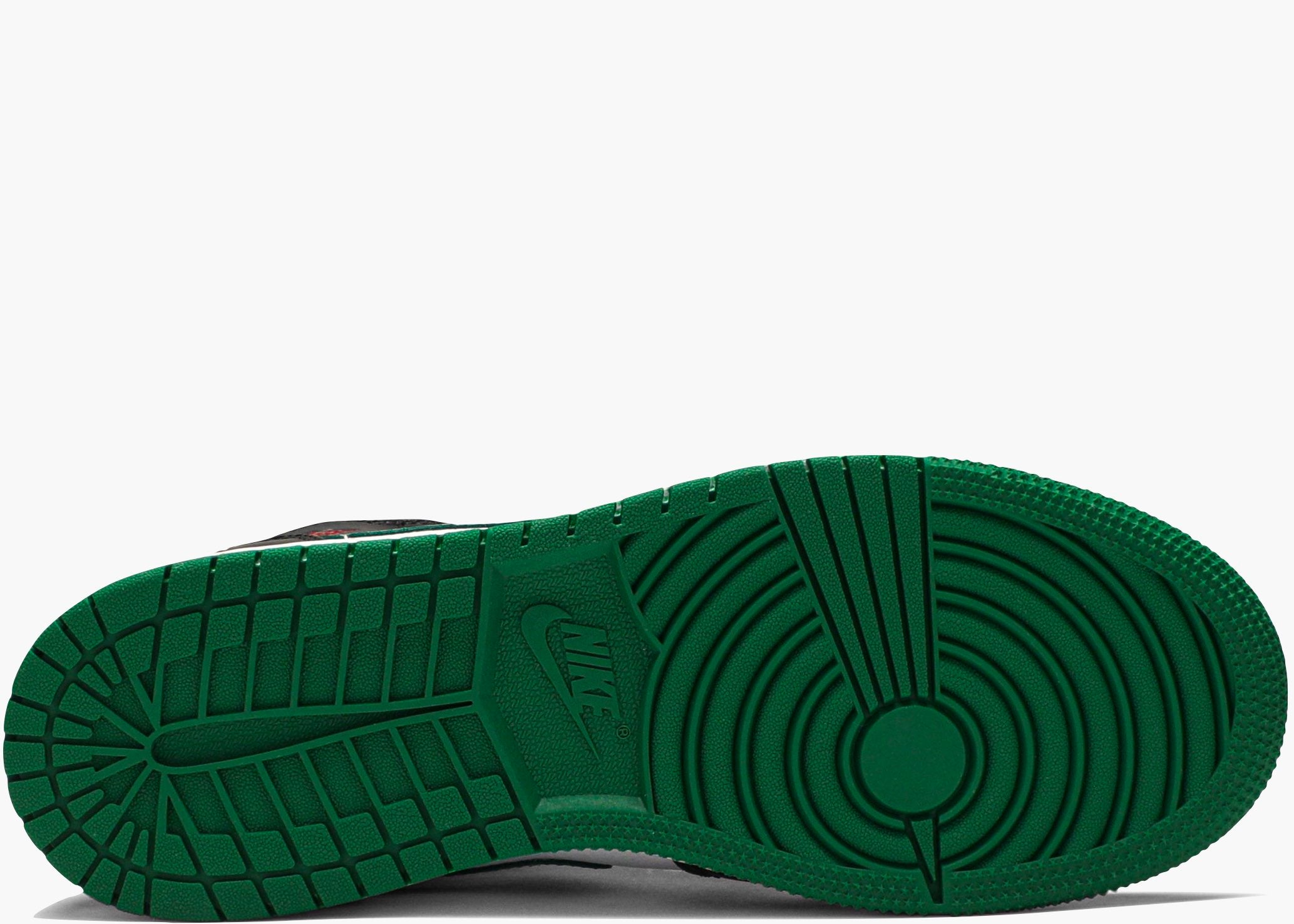 Nike Air Jordan 1 Mid Gs Green Toe 554725-067 Hype Clothinga