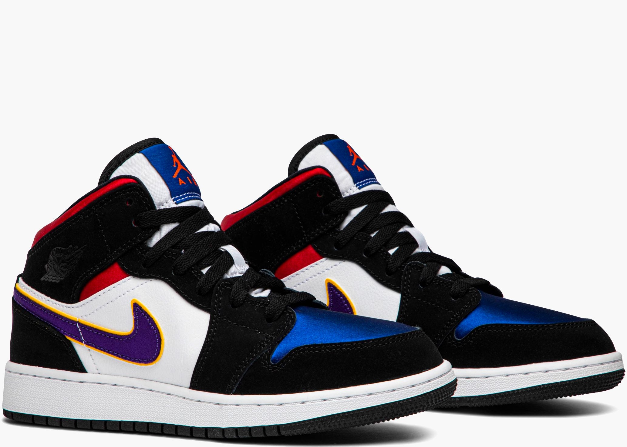 Nike Air Jordan 1 Mid Lakers Top 3 (gs) BQ6931-005 Hype Clothinga