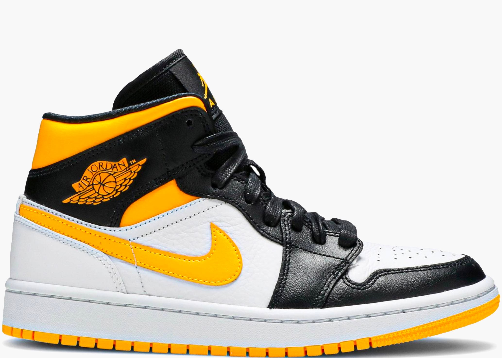 Nike Air Jordan 1 Mid Laser Orange Black (w) CV5276-107 Hype Clothinga