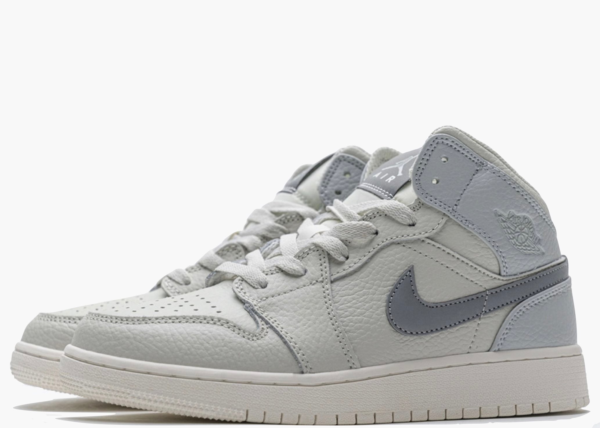 Nike Air Jordan 1 Mid Light Bone 852542-003 Hype Clothinga Limited Edition