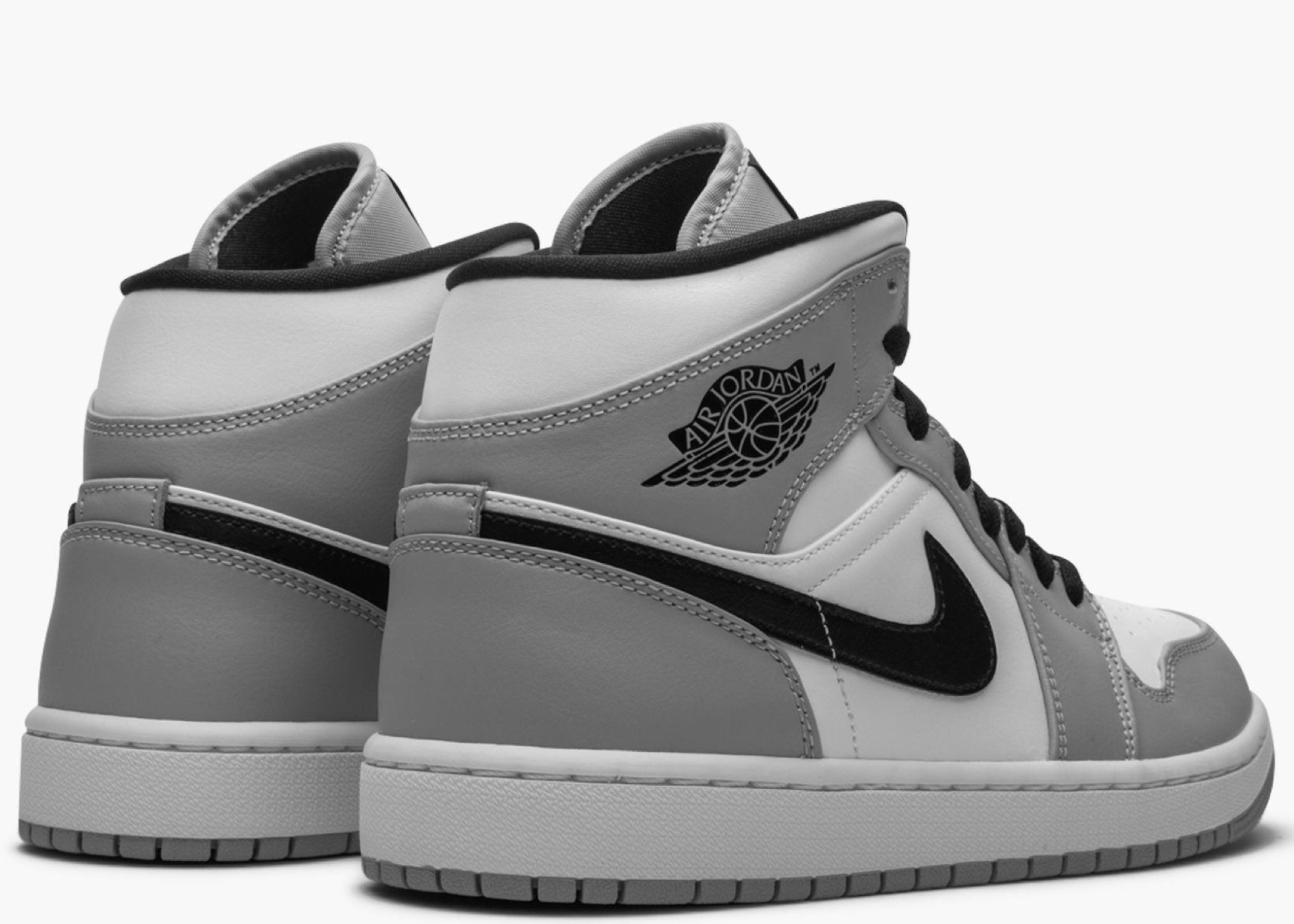 Nike Air Jordan 1 Mid Light Smoke Grey 554724-092 Hype Clothinga Limited Edition