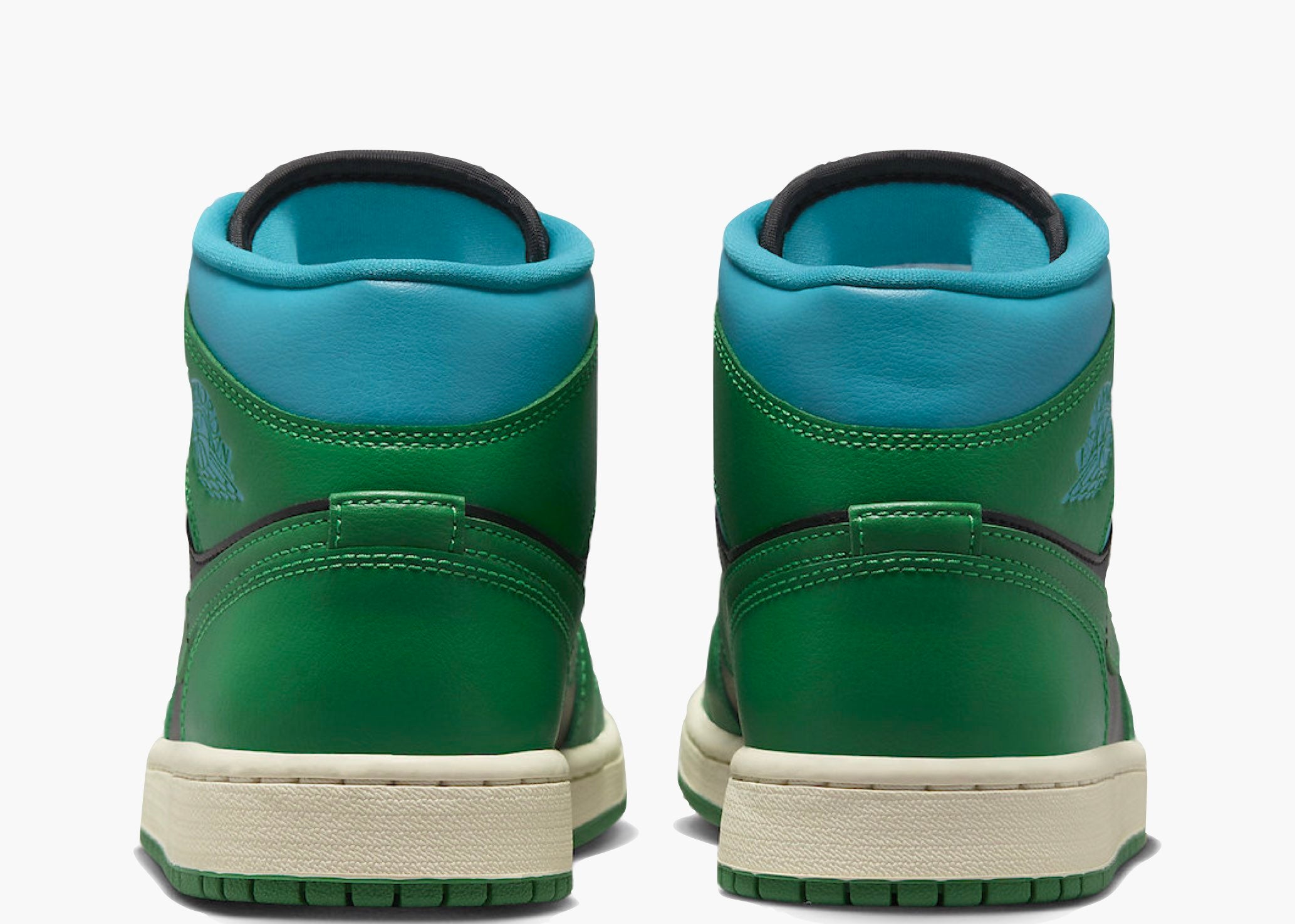 Nike Air Jordan 1 Mid Lucky Green Aquatone (W) BQ6472-033 Hype Clothinga Limited Edition
