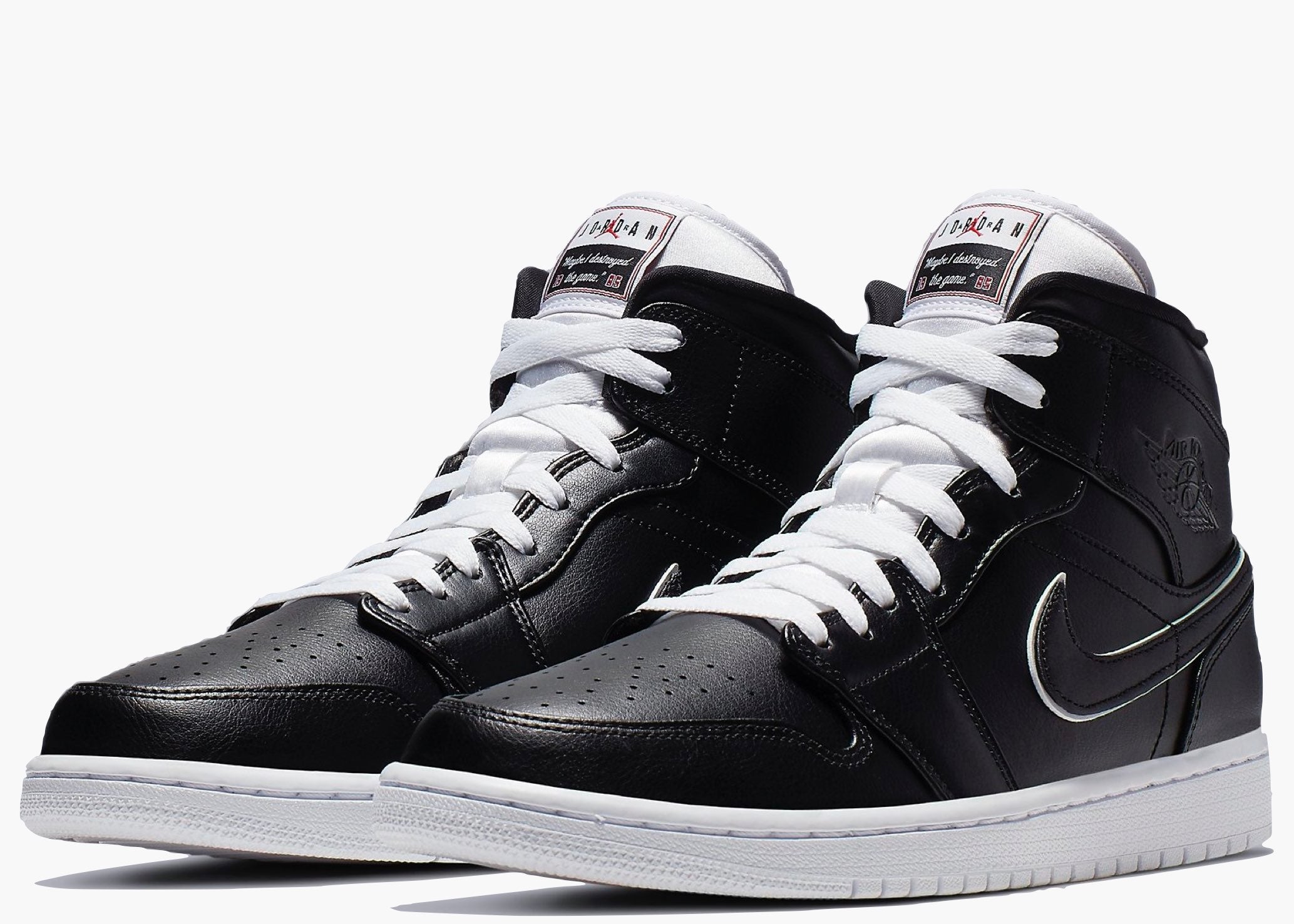 Nike Air Jordan 1 Mid Maybe I Destroyed The Game 852542-016 Hype Clothinga Limited Edition