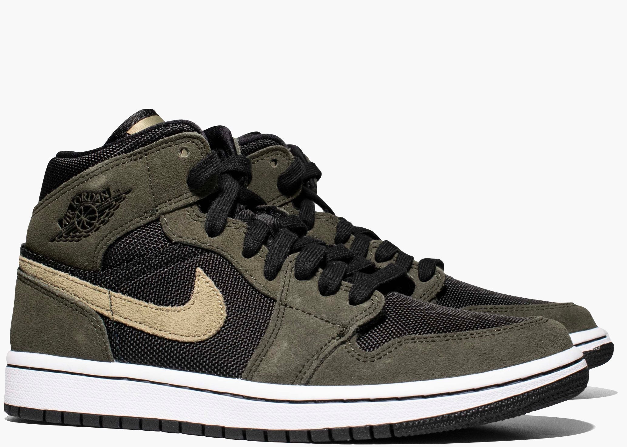 Nike Air Jordan 1 Mid Military Olive (w) BQ6472-030 Hype Clothinga Limited Edition